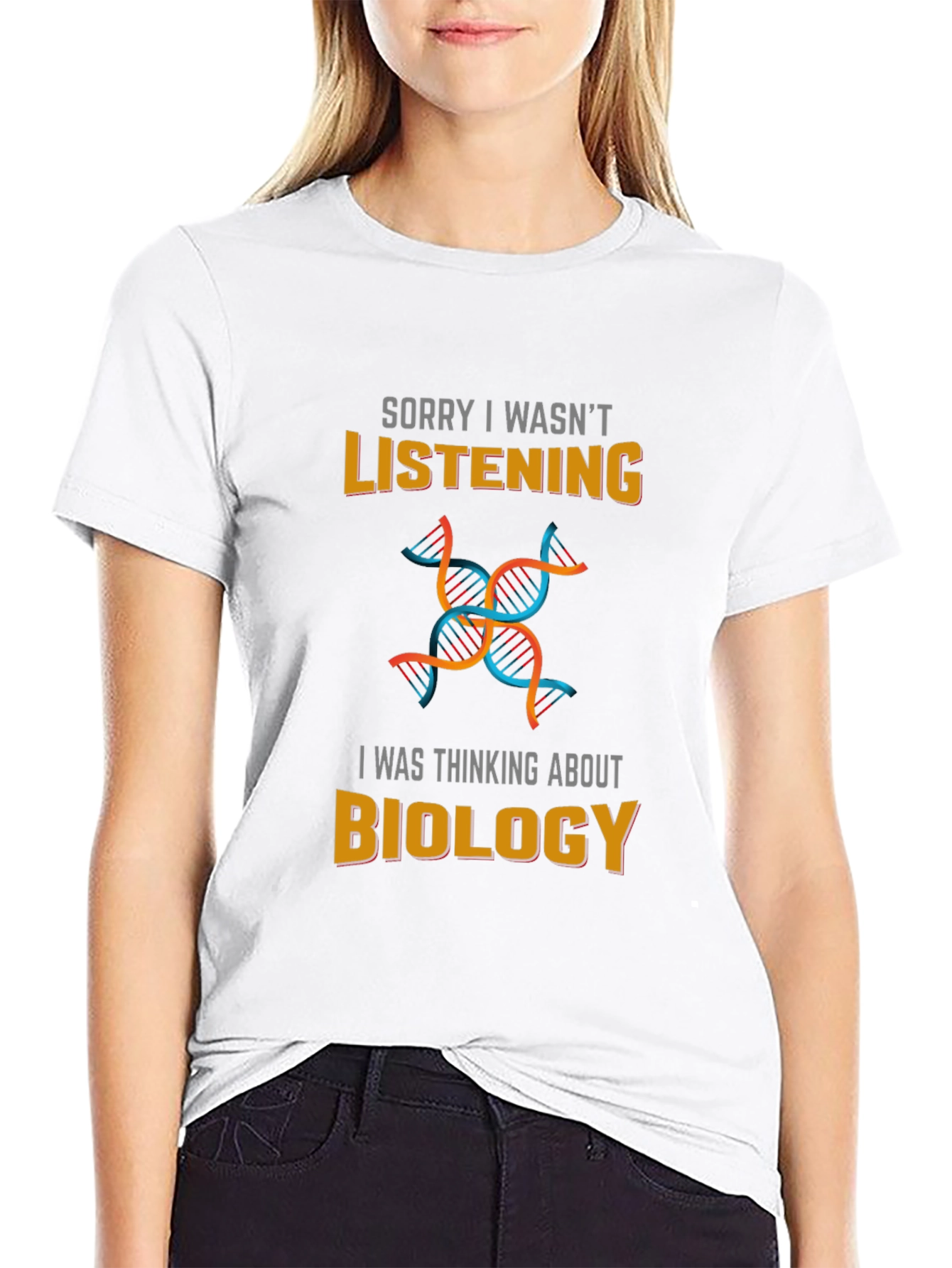 Camiseta Negra Biología - Pensando en Biología