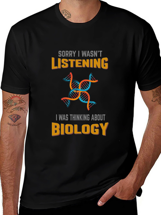 Camiseta Negra Biología - Pensando en Biología