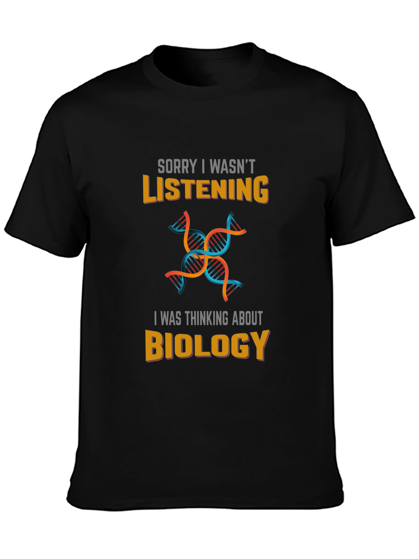 Camiseta Negra Biología - Pensando en Biología