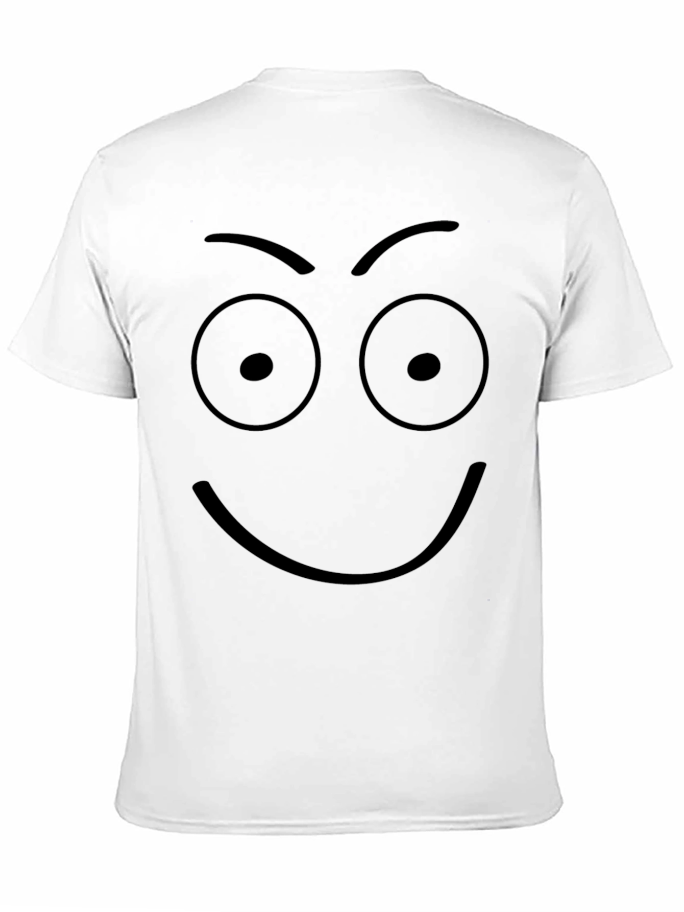 Camiseta Negra con Cara Sonriente