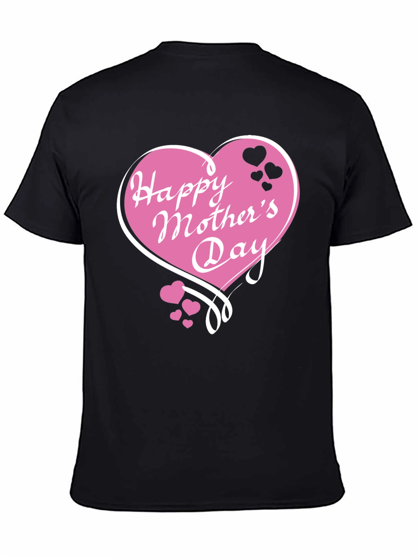 Camiseta Negra: Feliz Día de la Madre