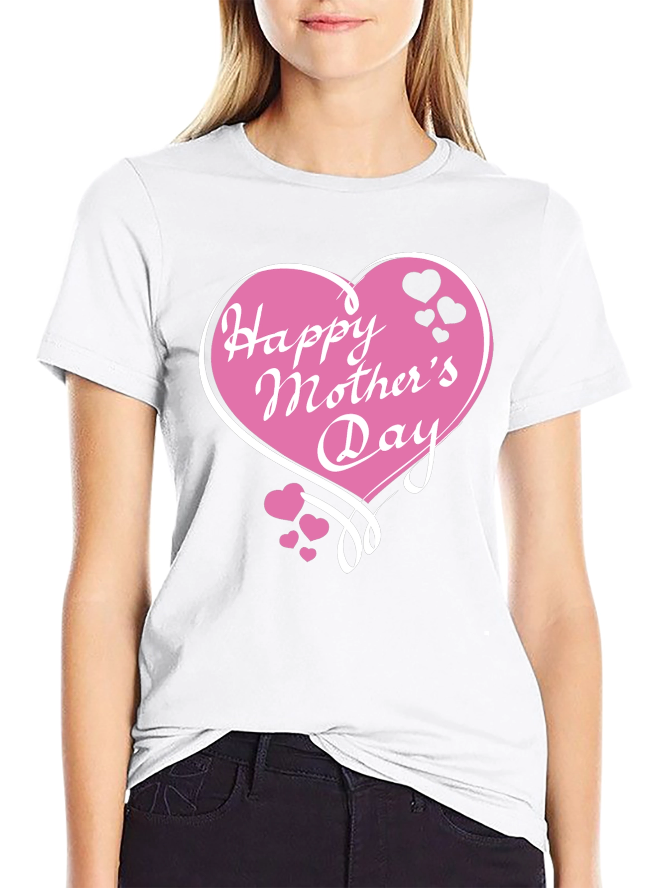 Camiseta Negra: Feliz Día de la Madre