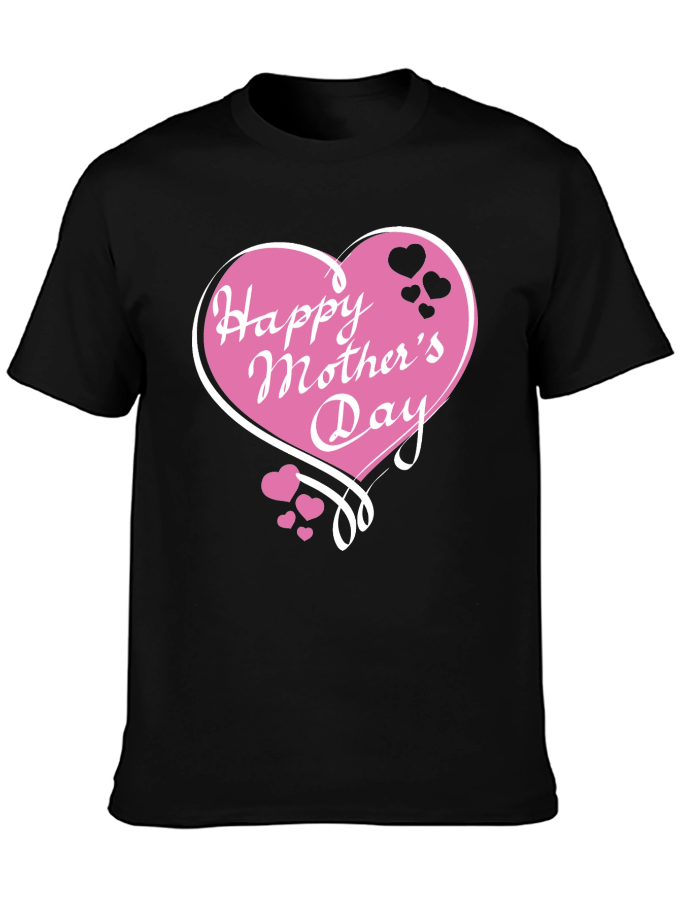 Camiseta Negra: Feliz Día de la Madre