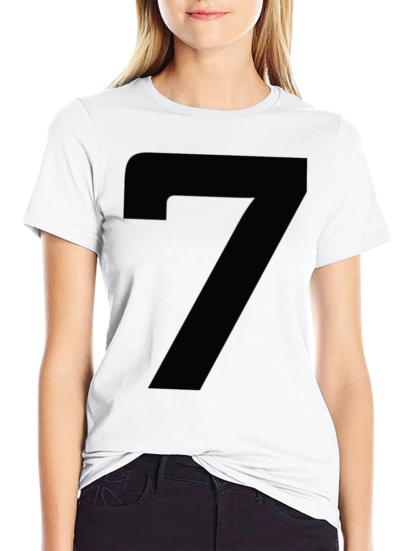 Camiseta Negra Número 7