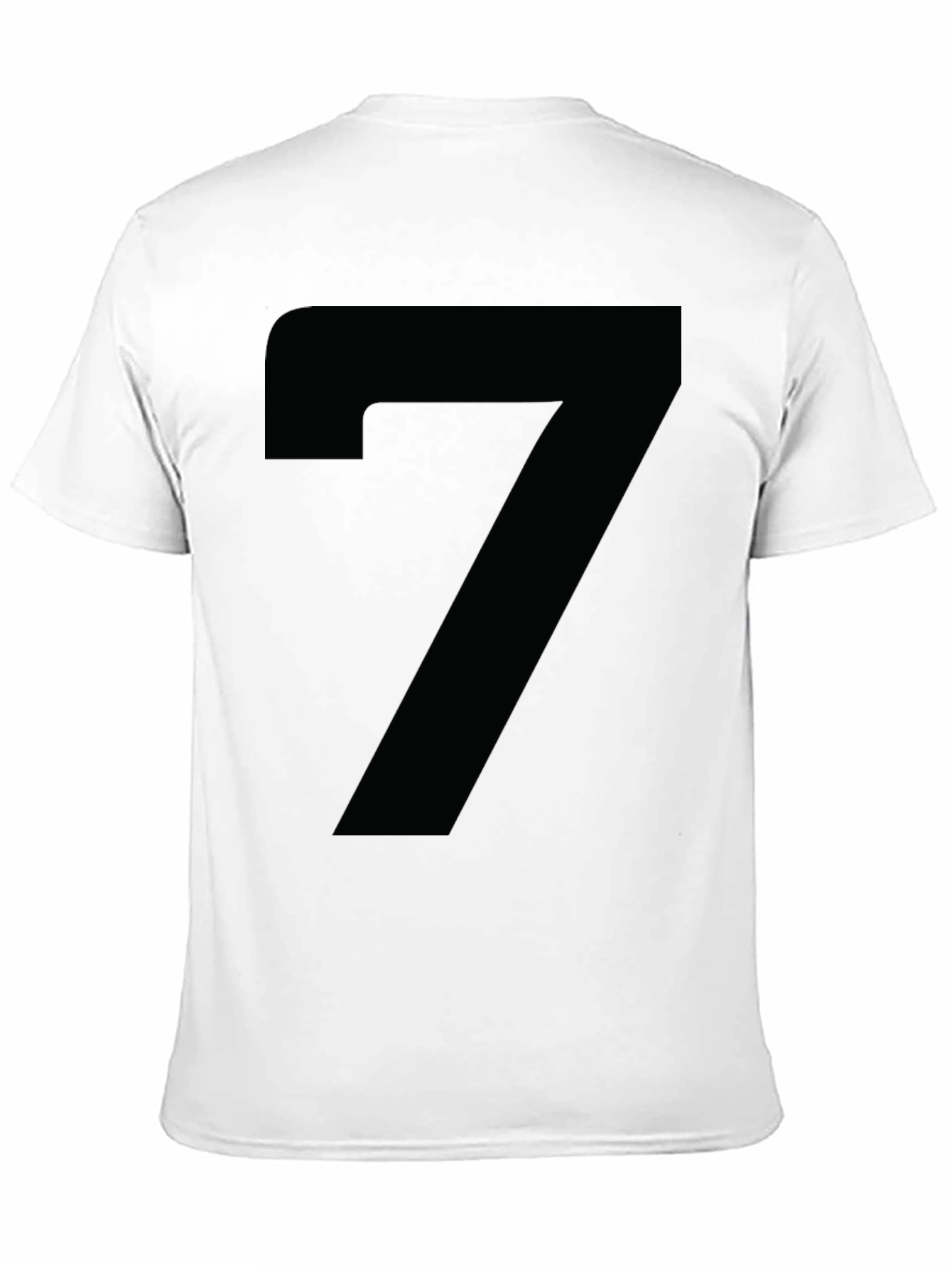 Camiseta Negra Número 7