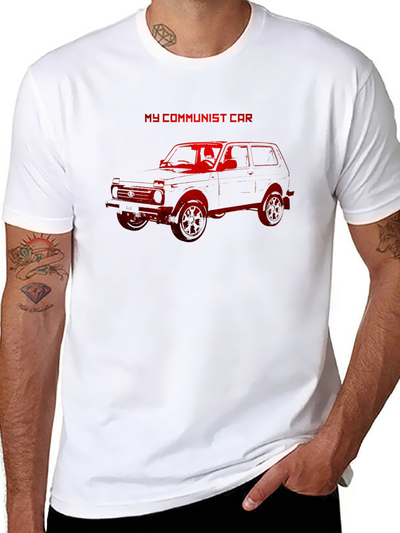 Camiseta Negra My Communist Car