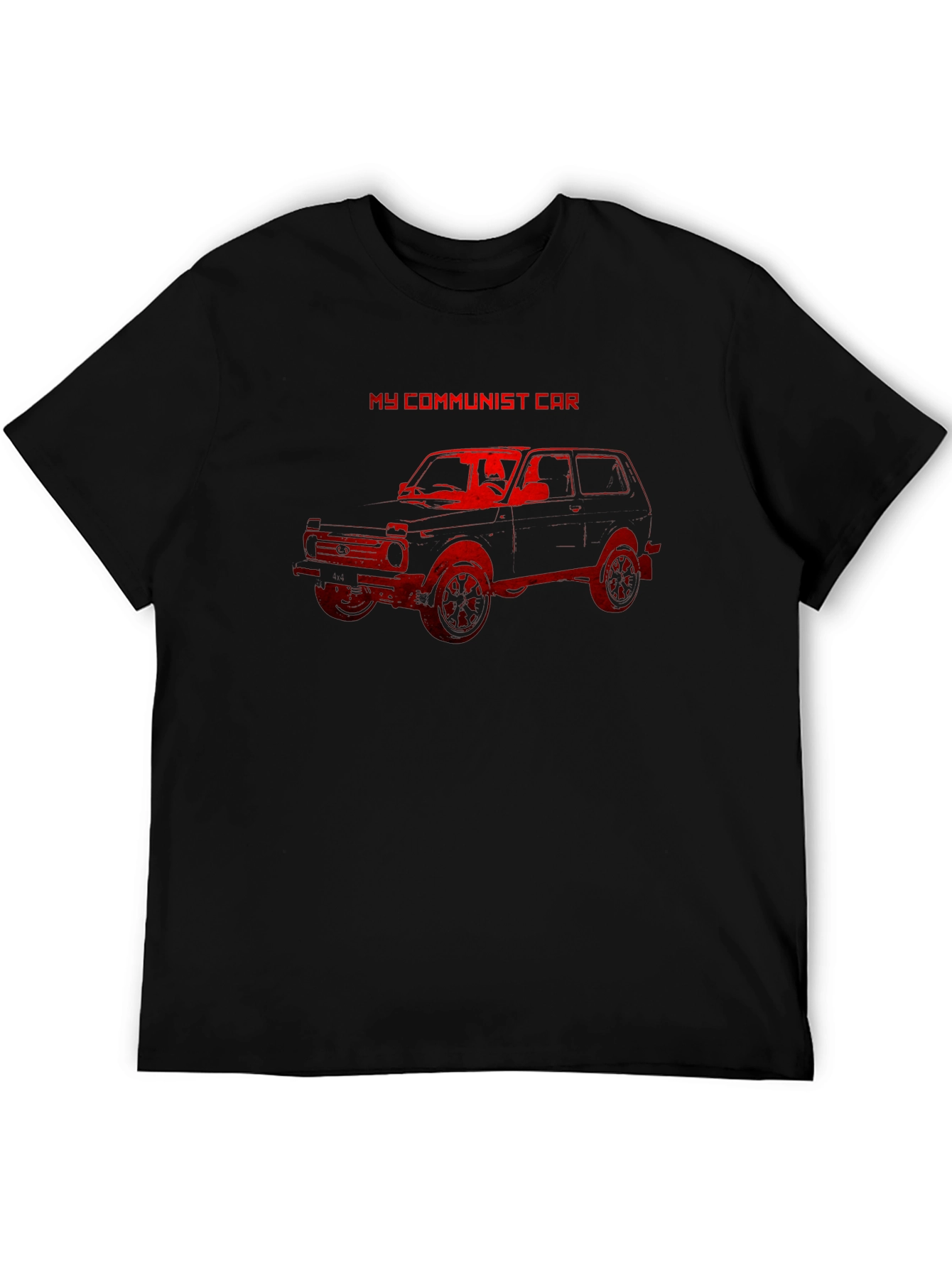 Camiseta Negra My Communist Car