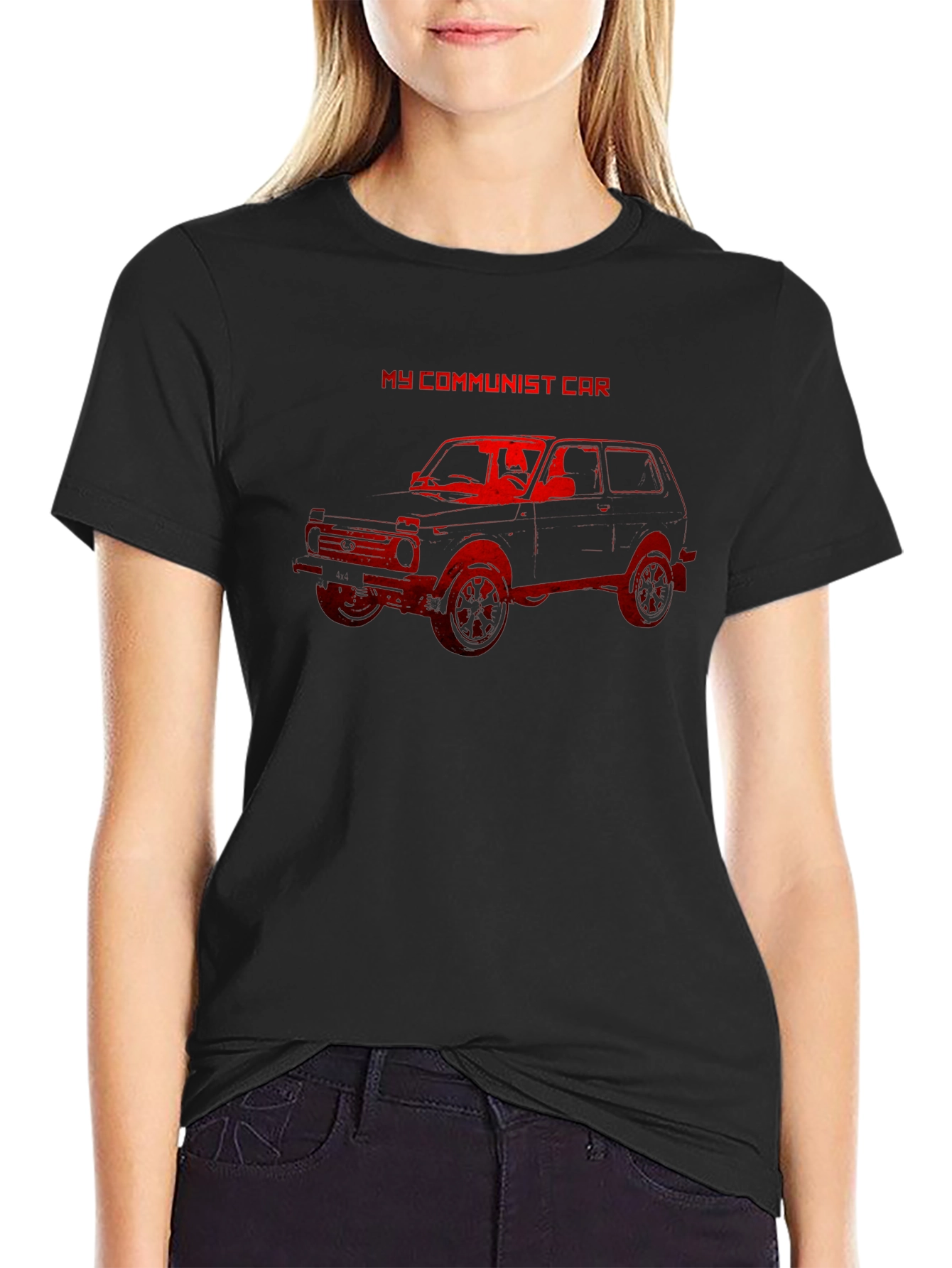 Camiseta Negra My Communist Car