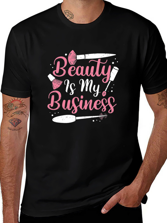 Camiseta Negra Beauty Is My Business
