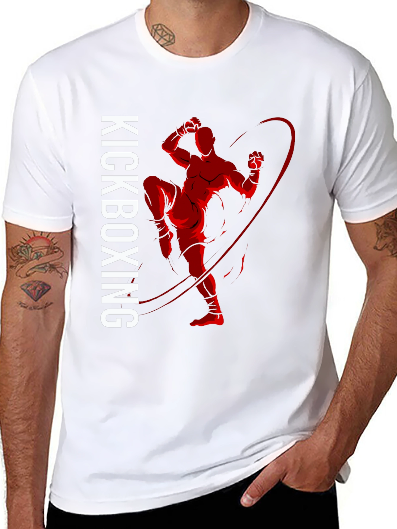 Camiseta Kickboxing Diseño Atlético