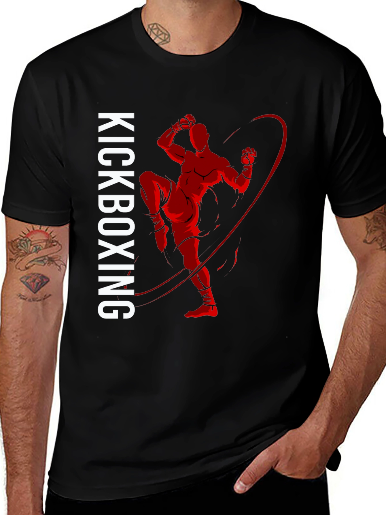 Camiseta Kickboxing Diseño Atlético
