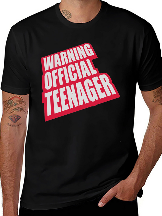 Camiseta Negra Official Teenager