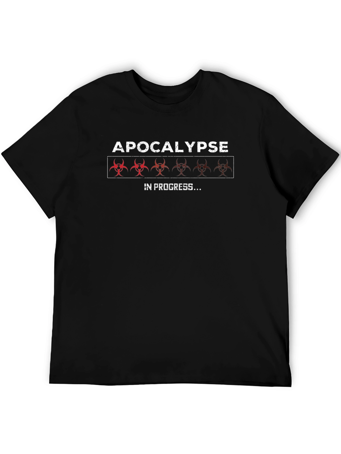 Camiseta Negra: Apocalipsis en Progreso