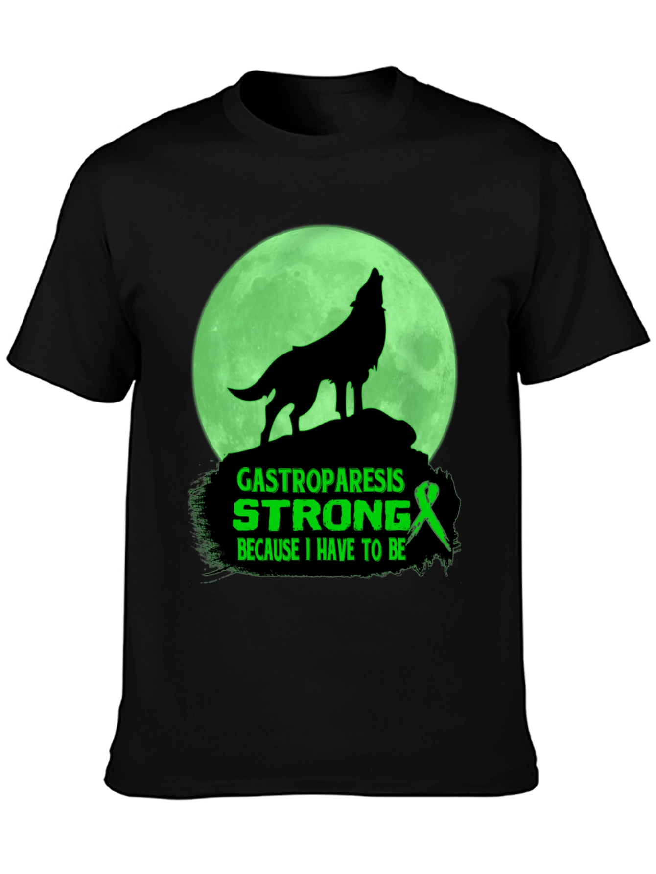 Camiseta Gastroparesia Wolf Strong