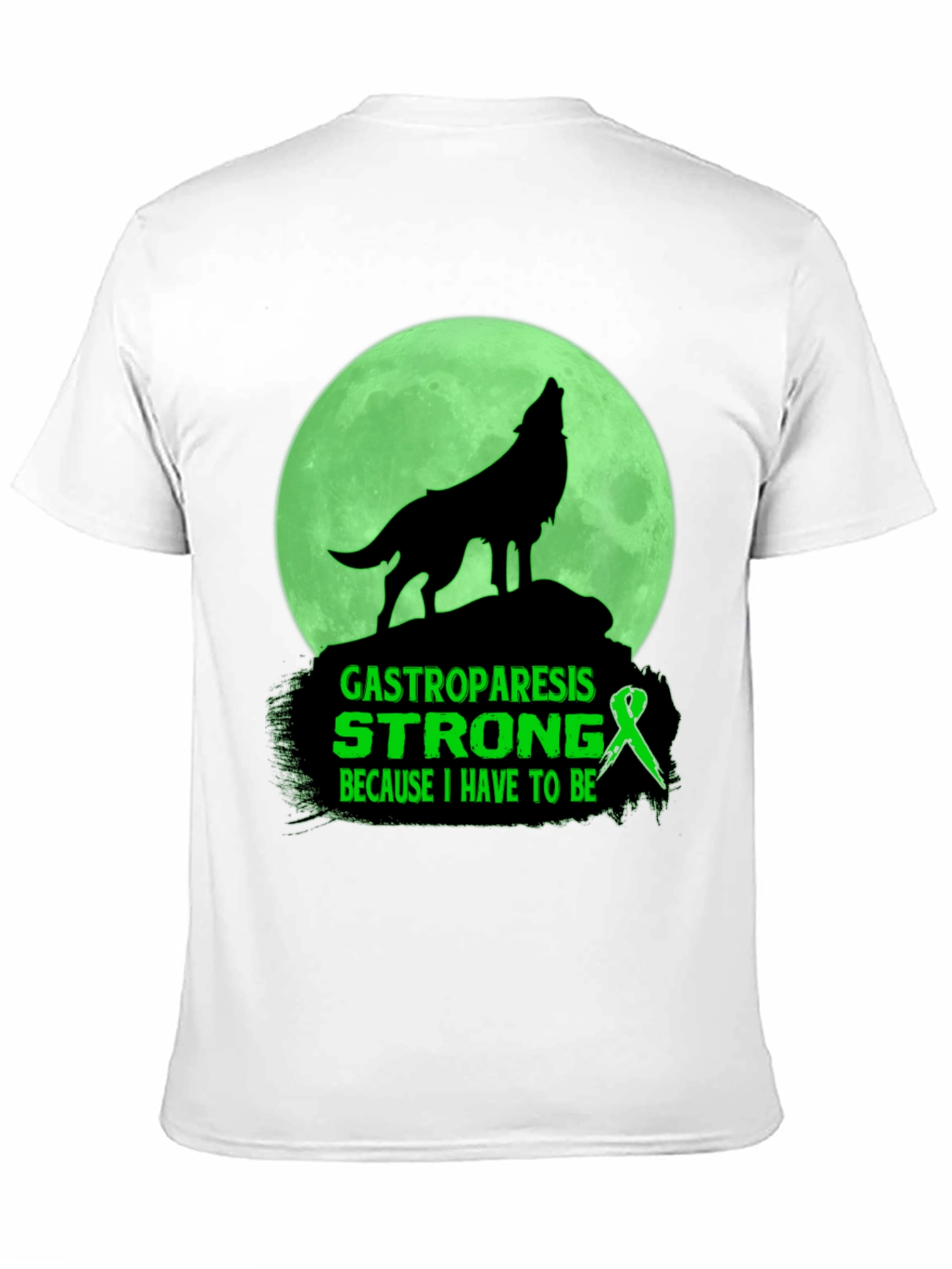 Camiseta Gastroparesia Wolf Strong