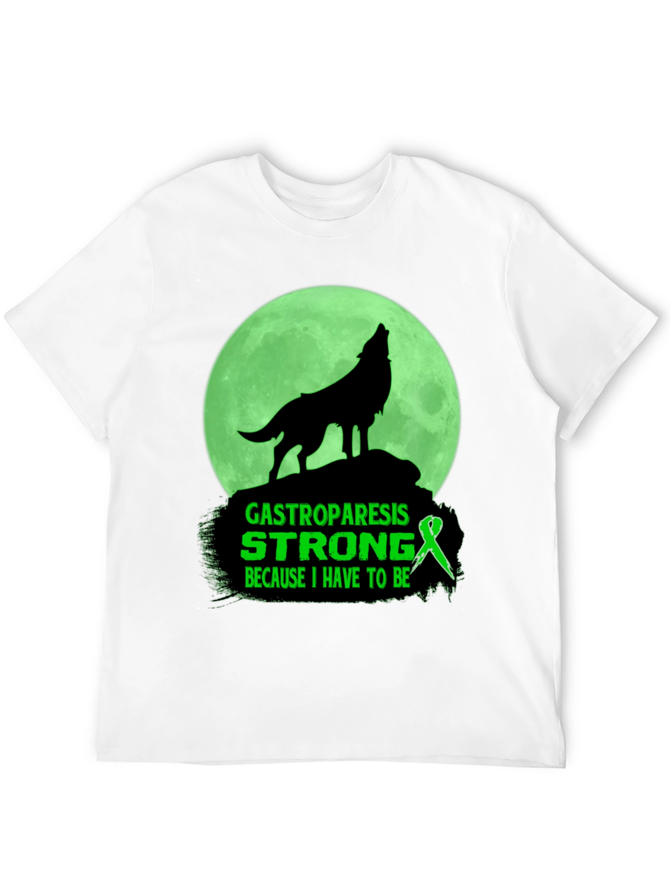 Camiseta Gastroparesia Wolf Strong