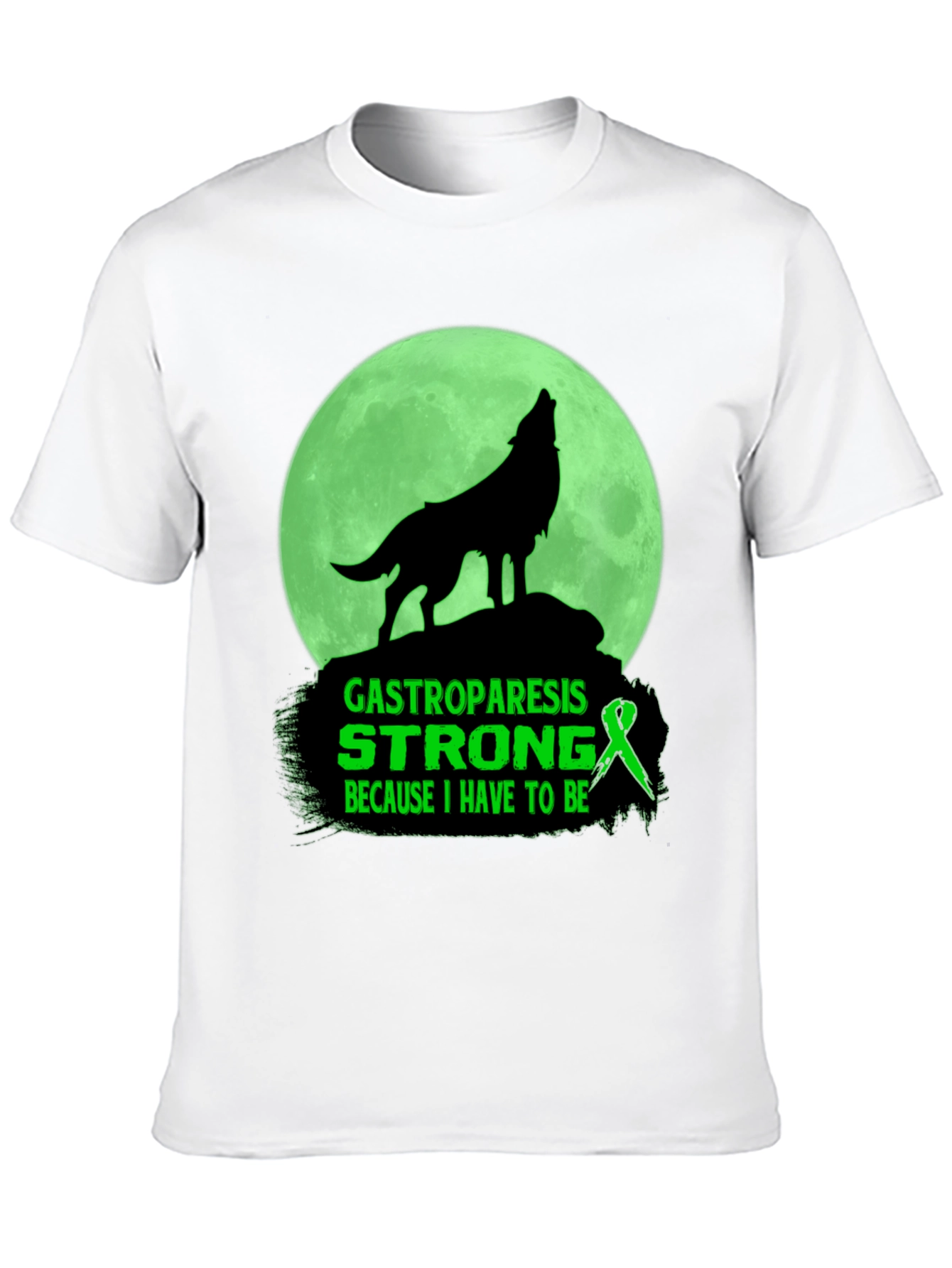 Camiseta Gastroparesia Wolf Strong