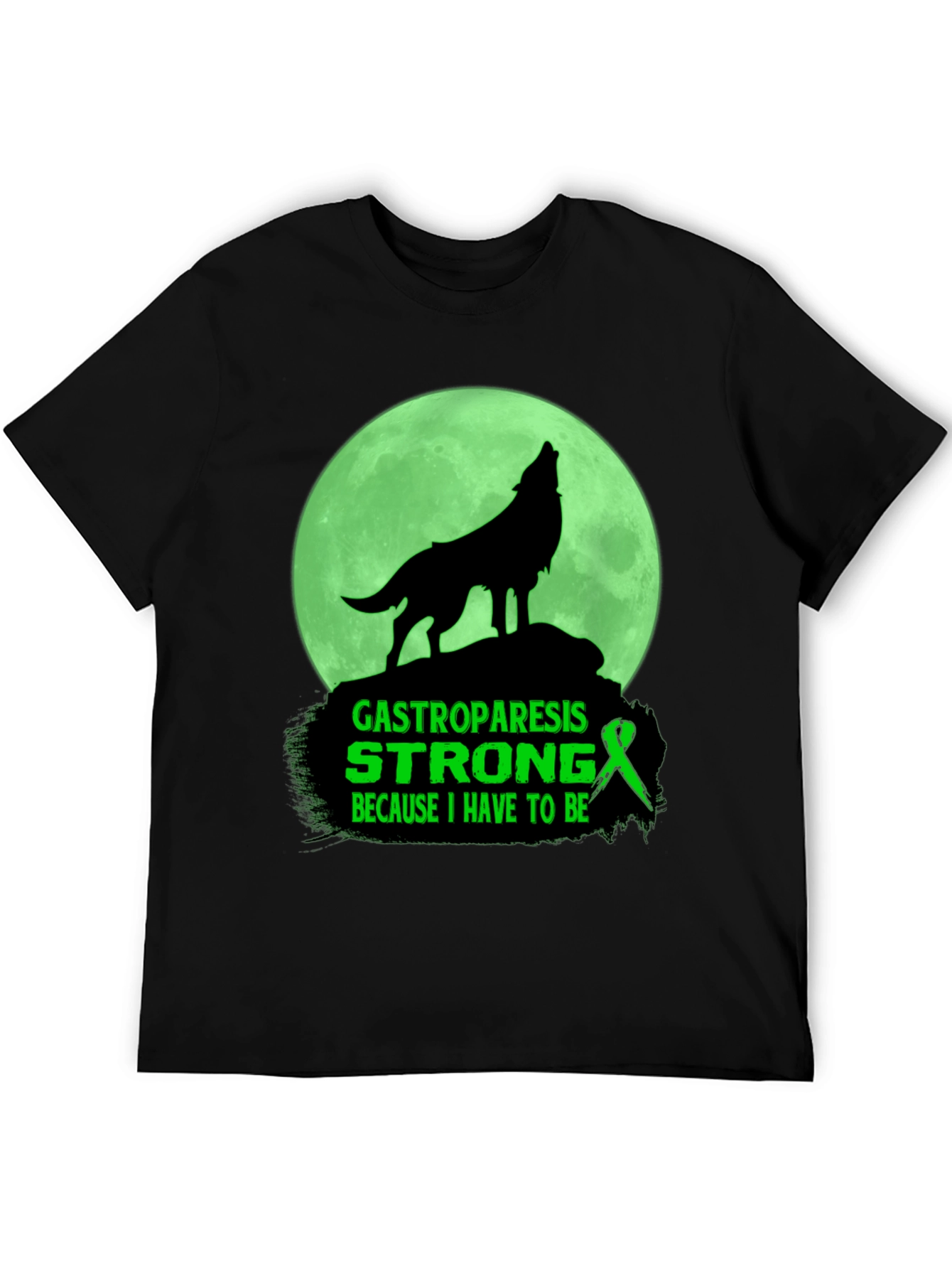 Camiseta Gastroparesia Wolf Strong