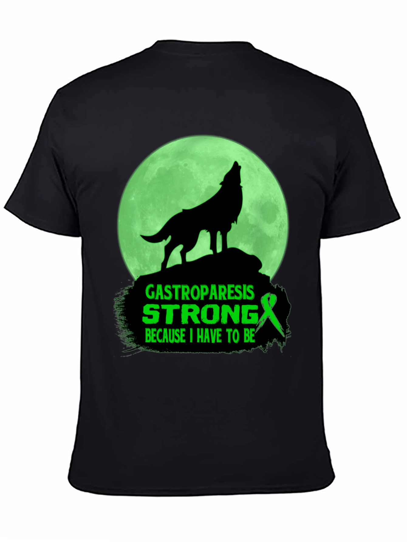 Camiseta Gastroparesia Wolf Strong