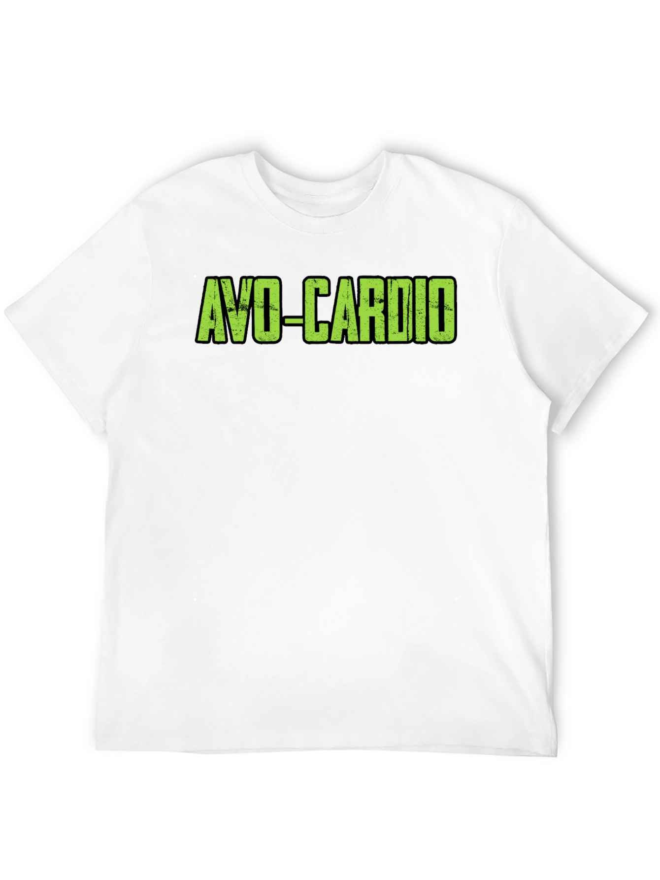 Camiseta Negra Avo-Cardio para Entrenamientos Divertidos