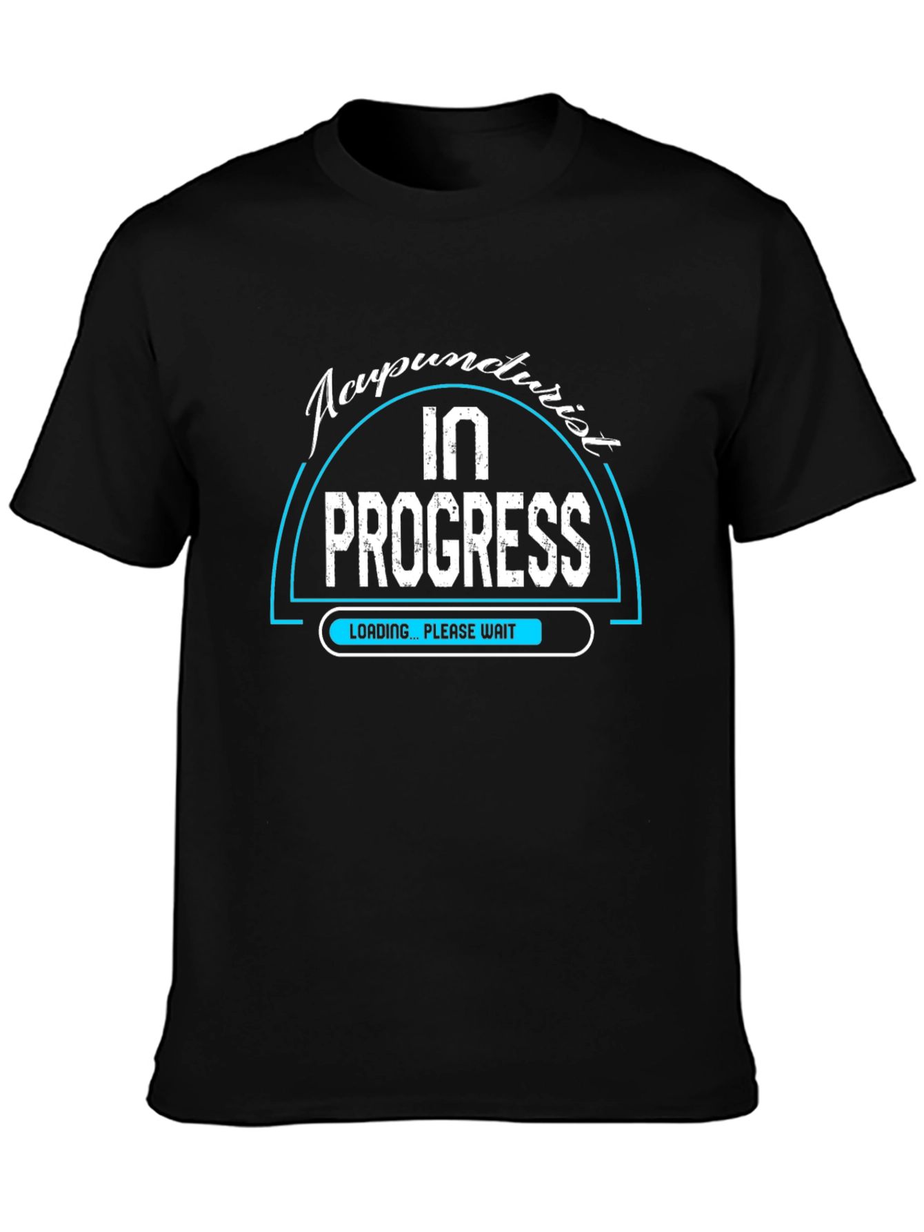 Camiseta Negra Acupunturista en Progreso