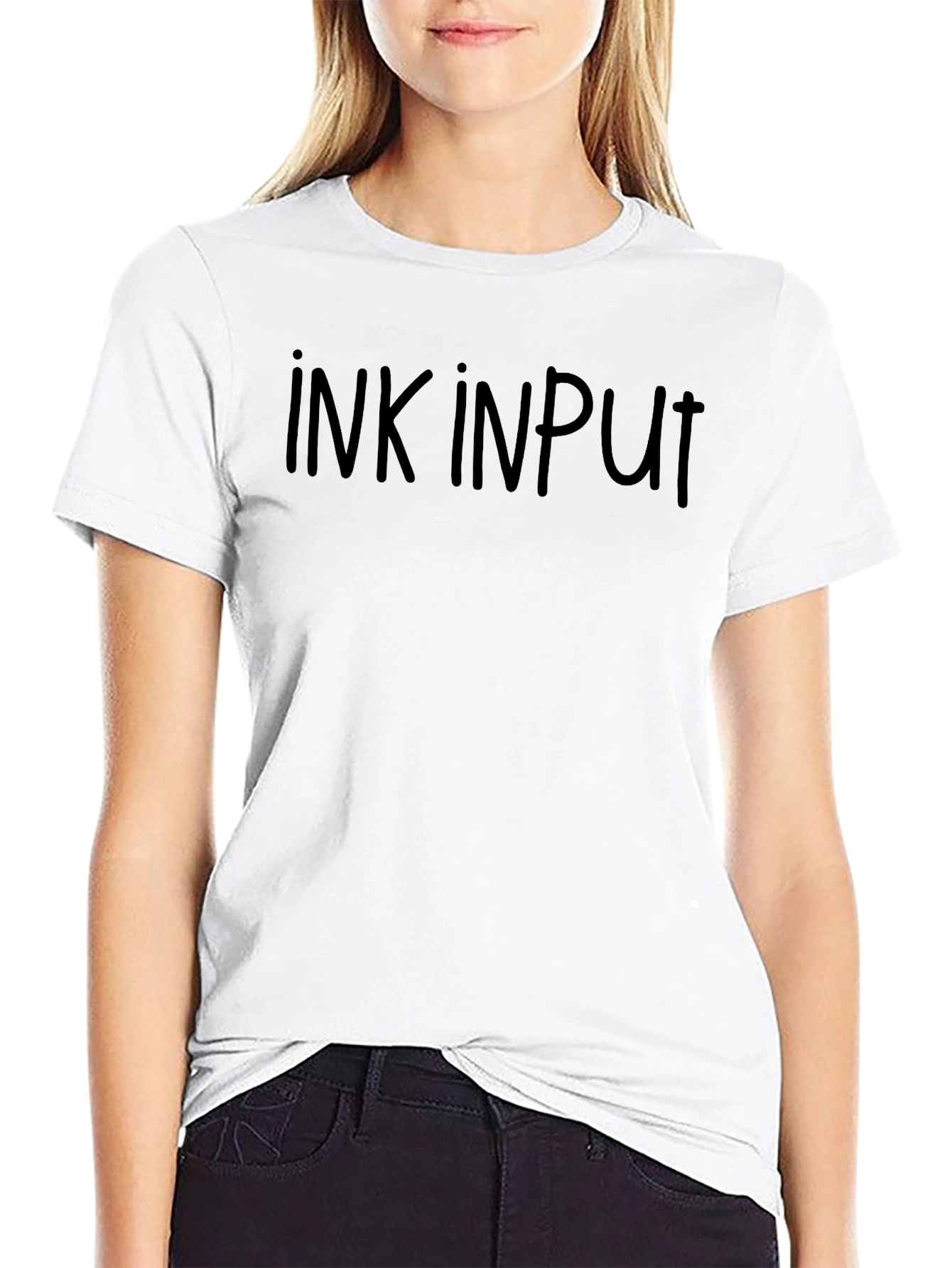 Ink Input Black T-Shirt - Stylish & Comfortable