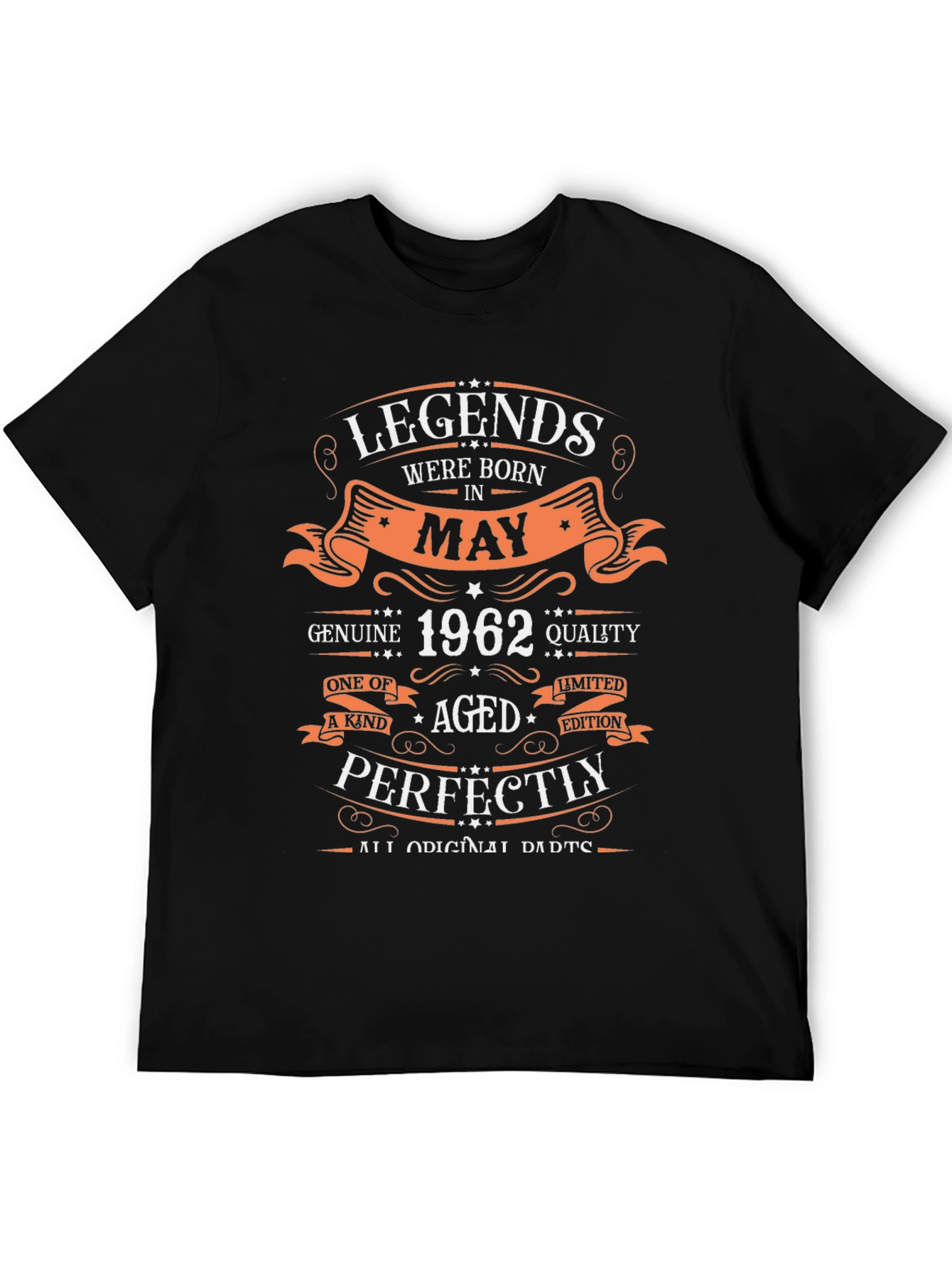Camiseta Leyendas Nacidas en Mayo de 1962