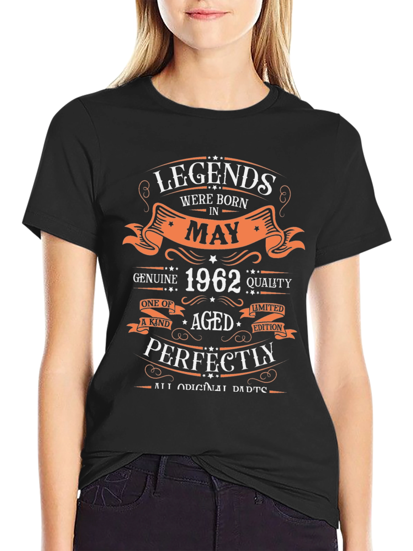 Camiseta Leyendas Nacidas en Mayo de 1962
