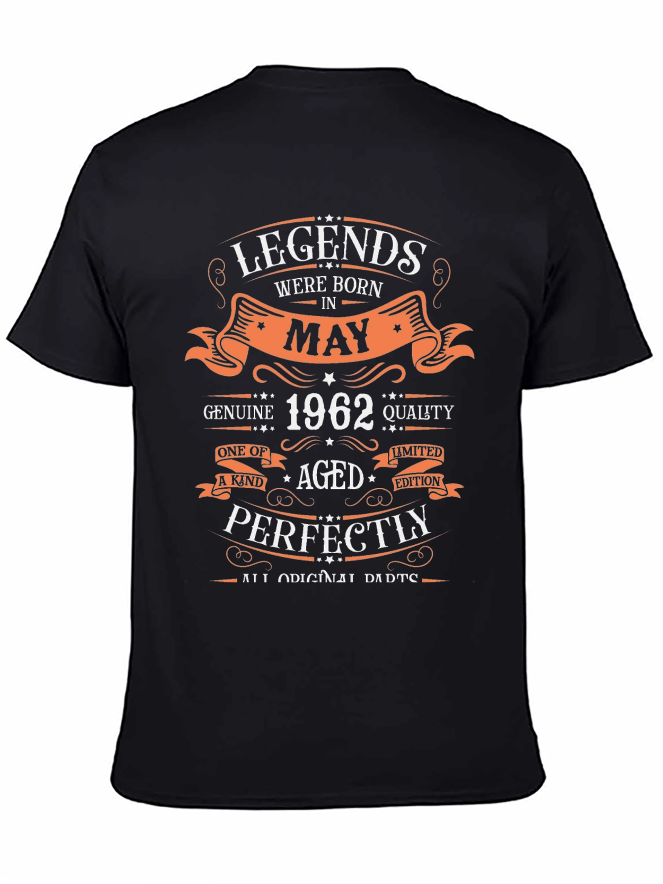 Camiseta Leyendas Nacidas en Mayo de 1962