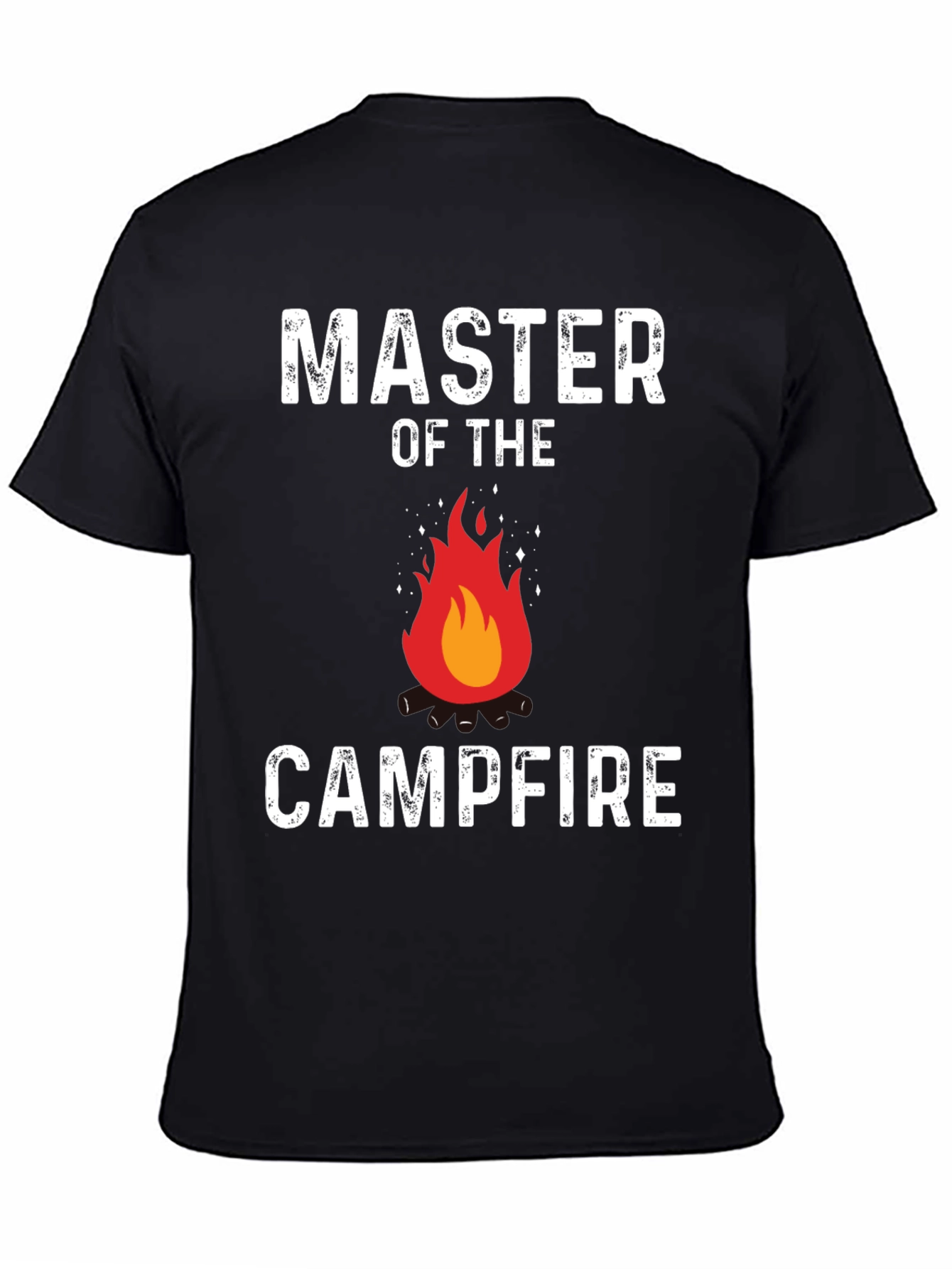 Camiseta Master of the Campfire Negra para Hombre