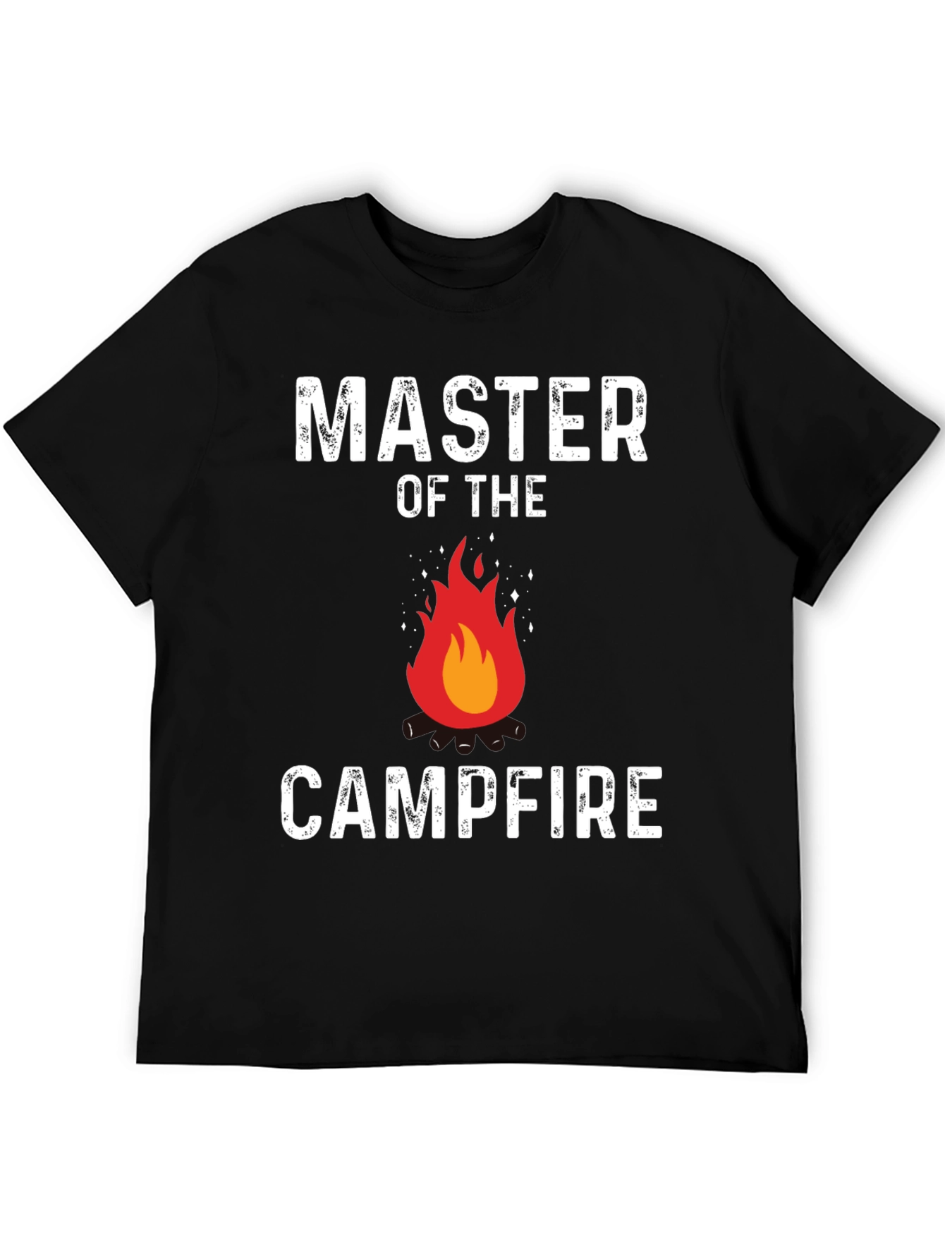Camiseta Master of the Campfire Negra para Hombre