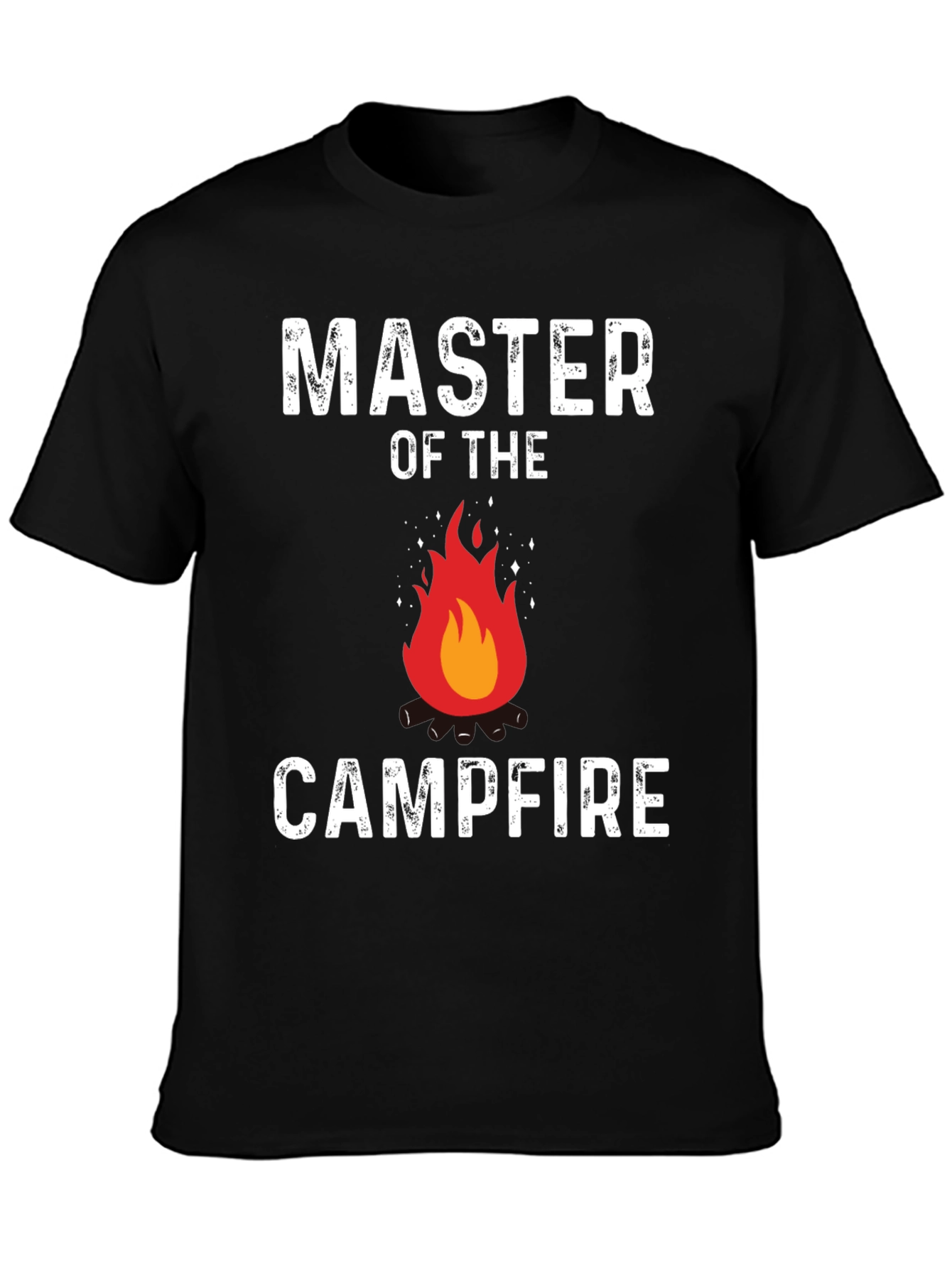 Camiseta Master of the Campfire Negra para Hombre