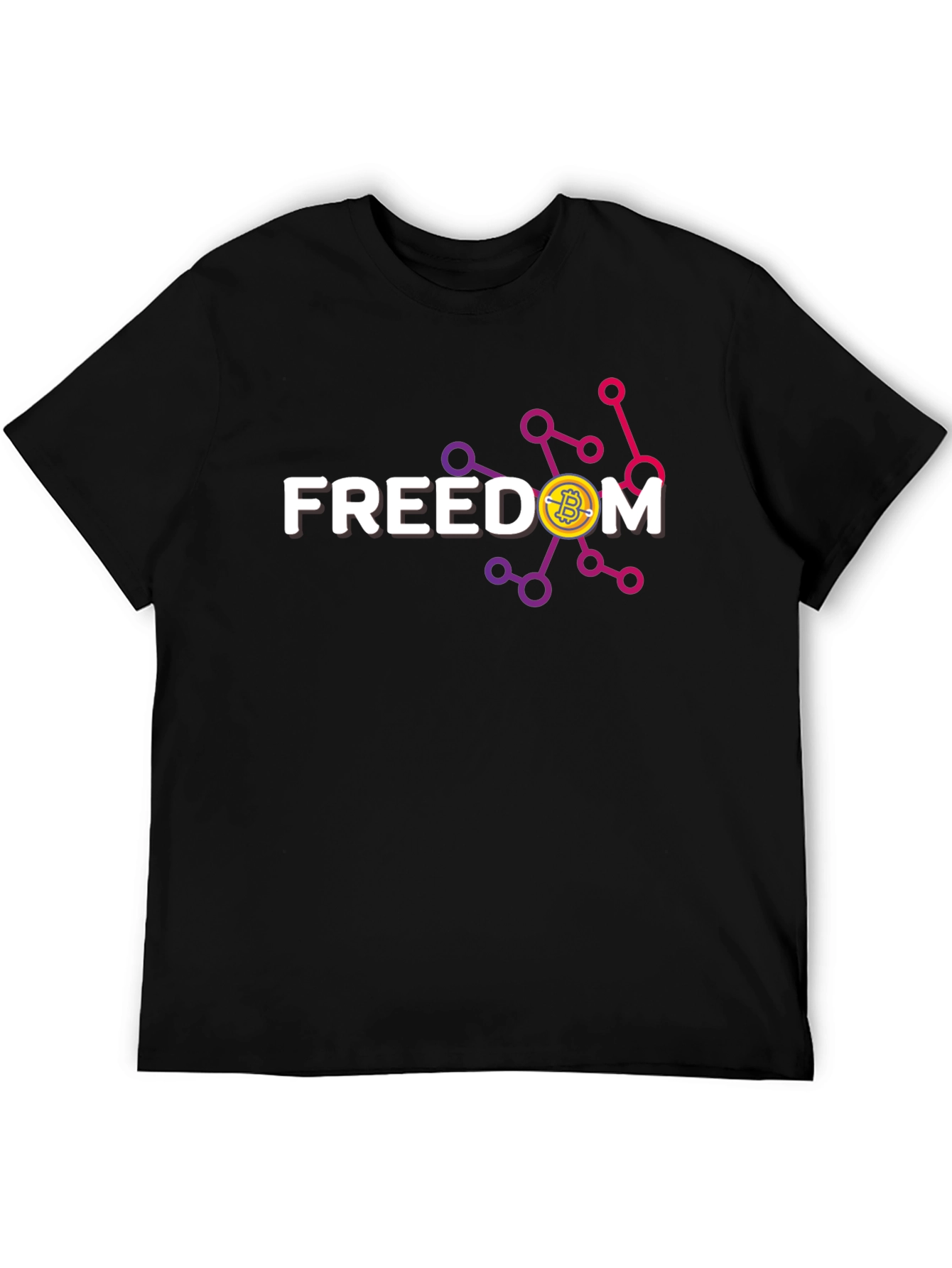 Camiseta Bitcoin Libertad para Hombre - Diseño Único