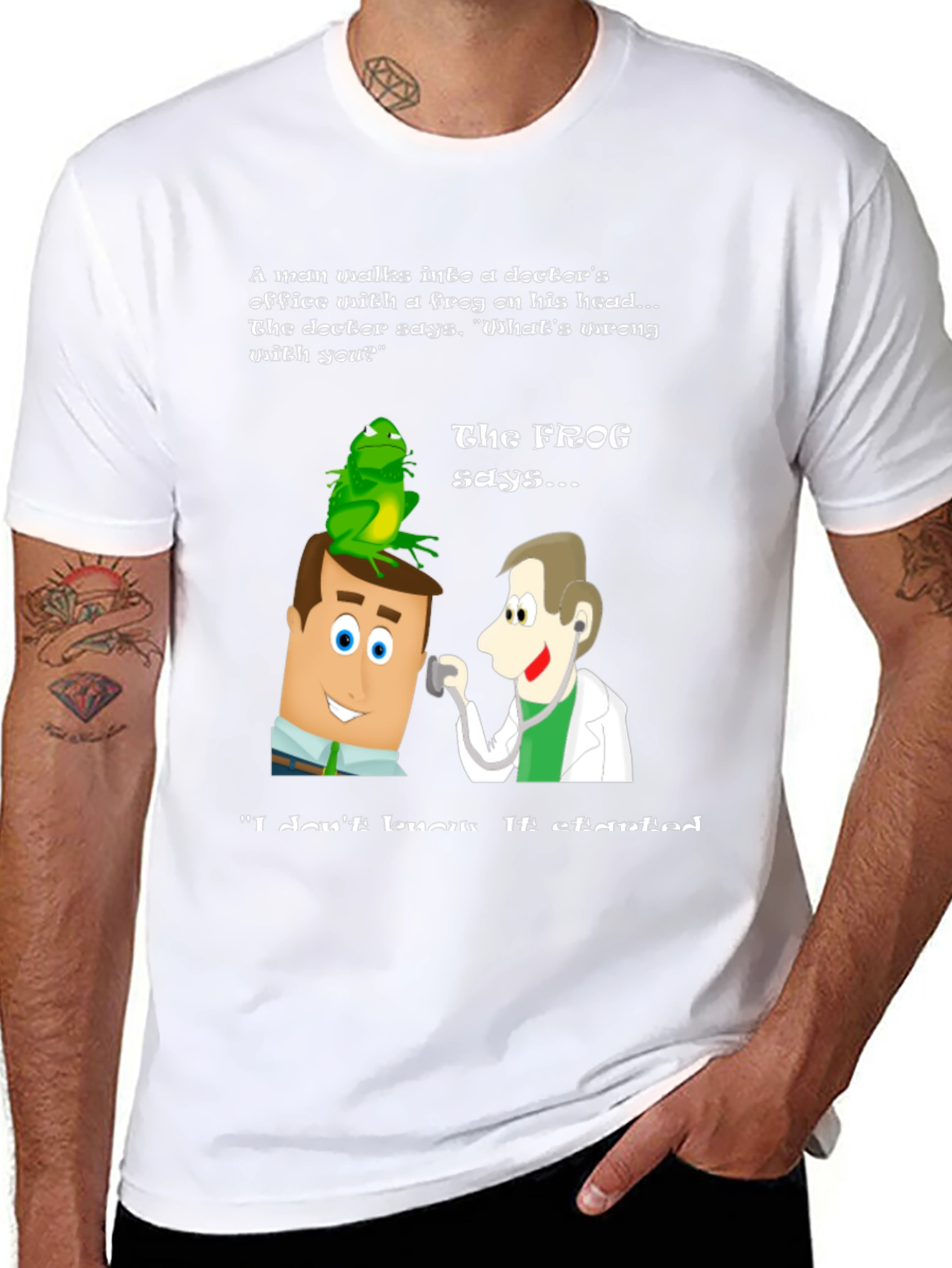 Frog Doctor Humor Graphic T-Shirt