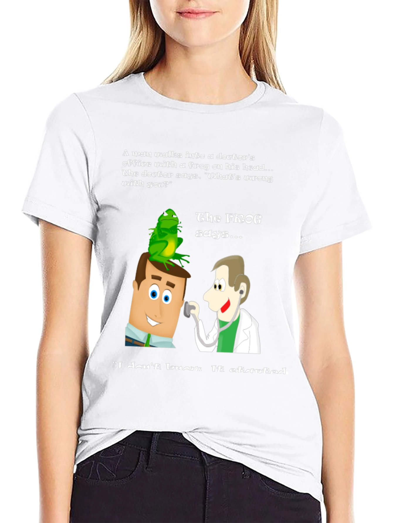 Frog Doctor Humor Graphic T-Shirt