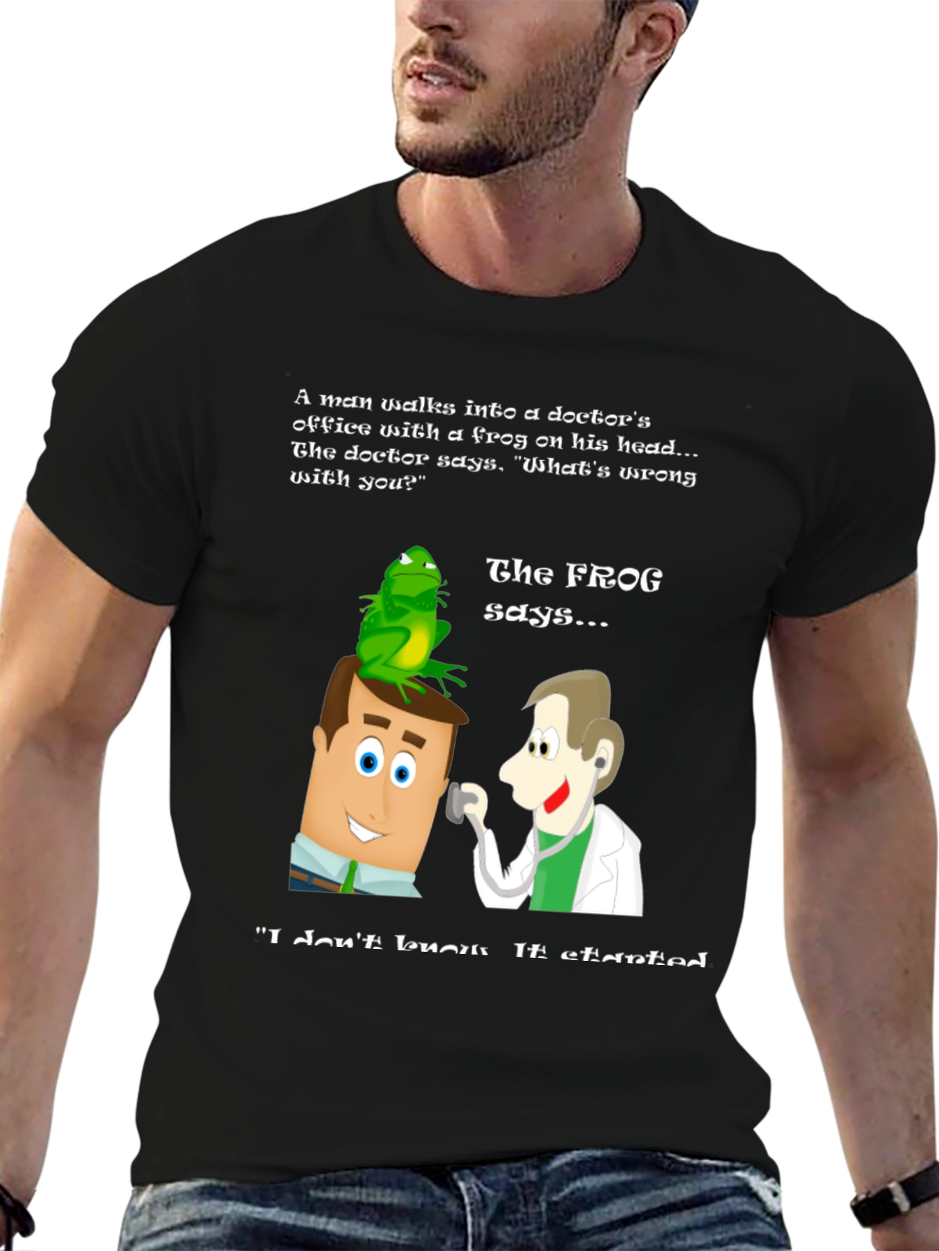 Frog Doctor Humor Graphic T-Shirt