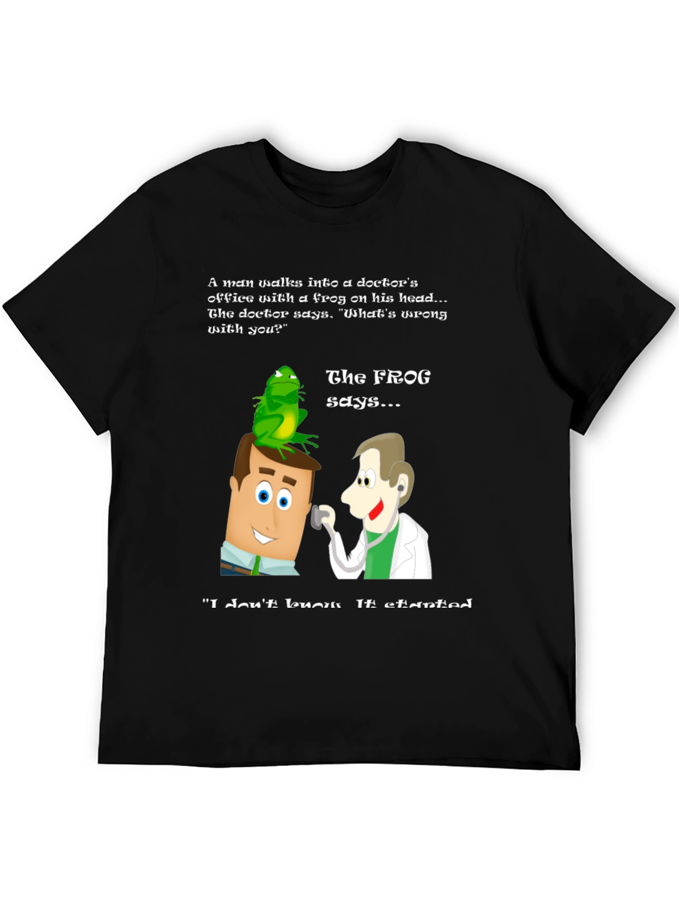 Frog Doctor Humor Graphic T-Shirt
