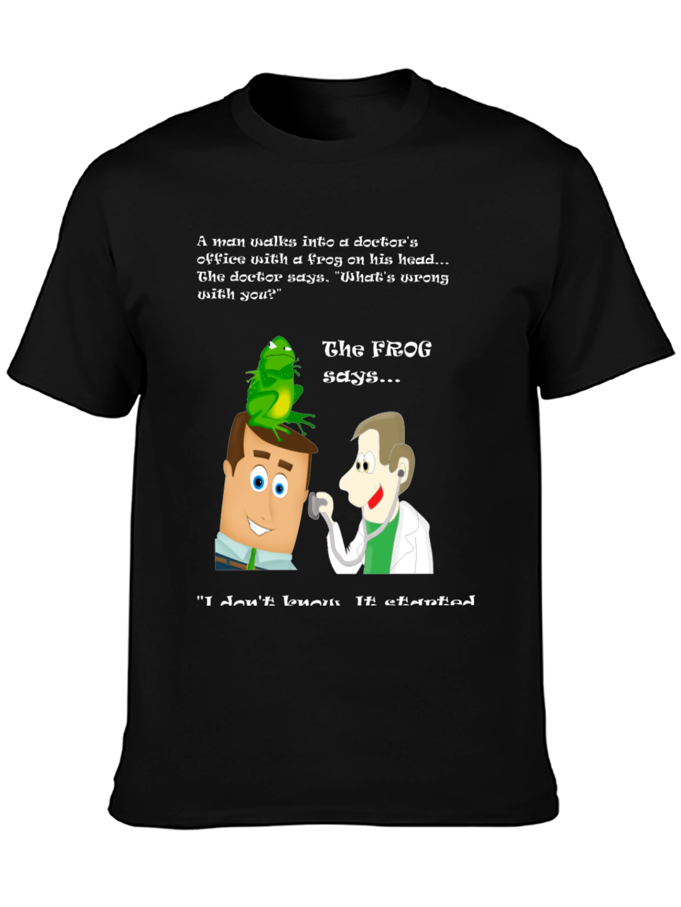 Frog Doctor Humor Graphic T-Shirt