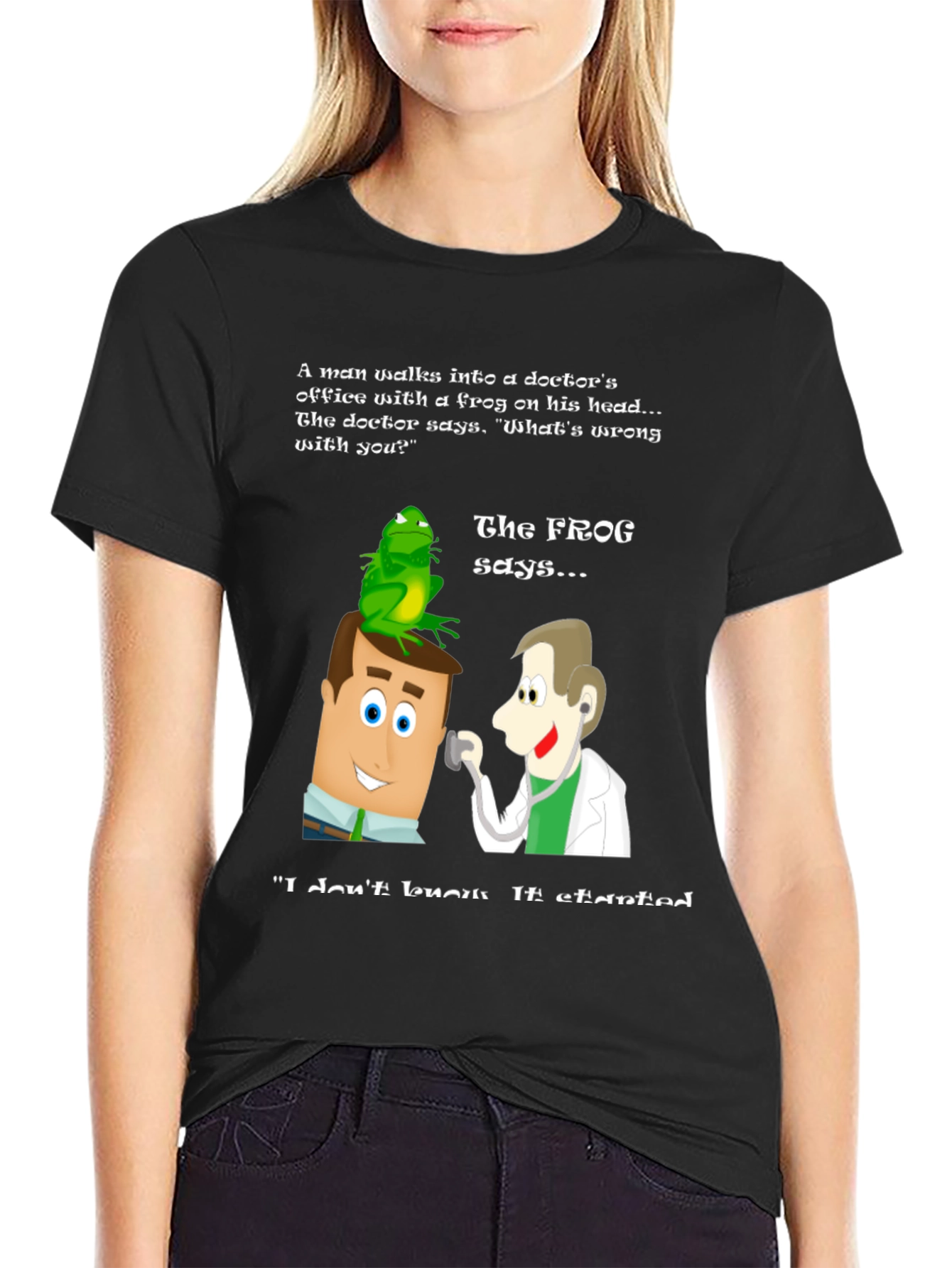 Frog Doctor Humor Graphic T-Shirt