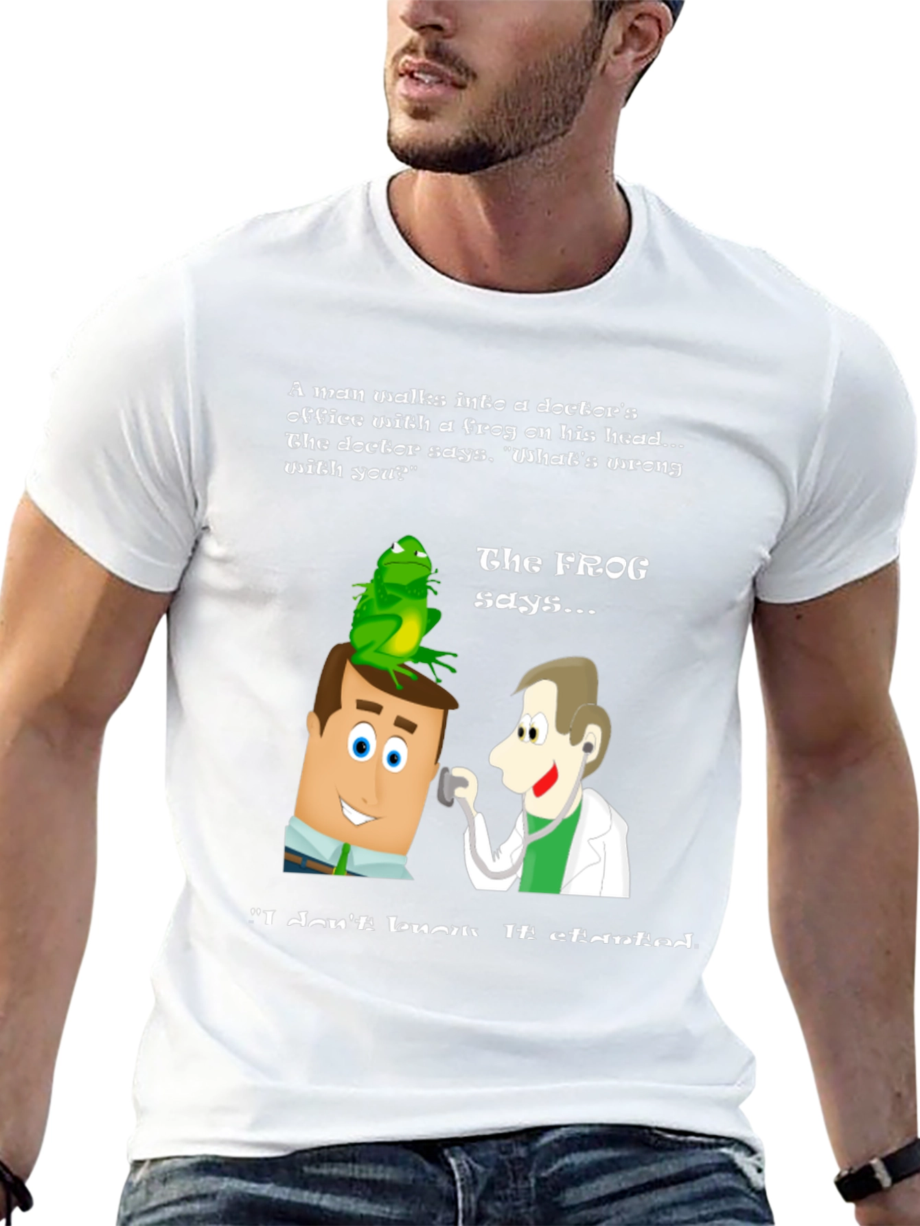 Frog Doctor Humor Graphic T-Shirt