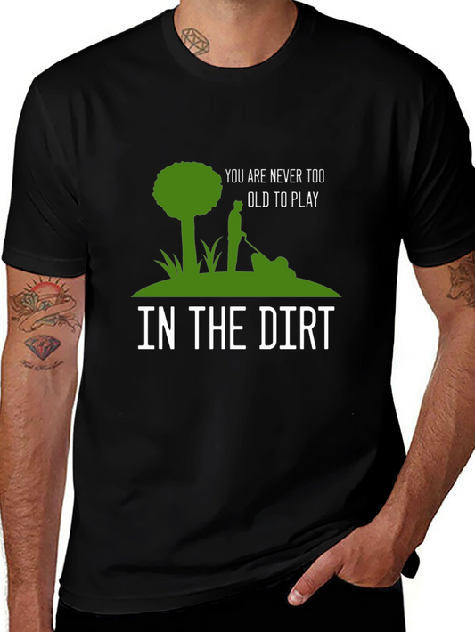 Camiseta Hombre: Jardinería Divertida