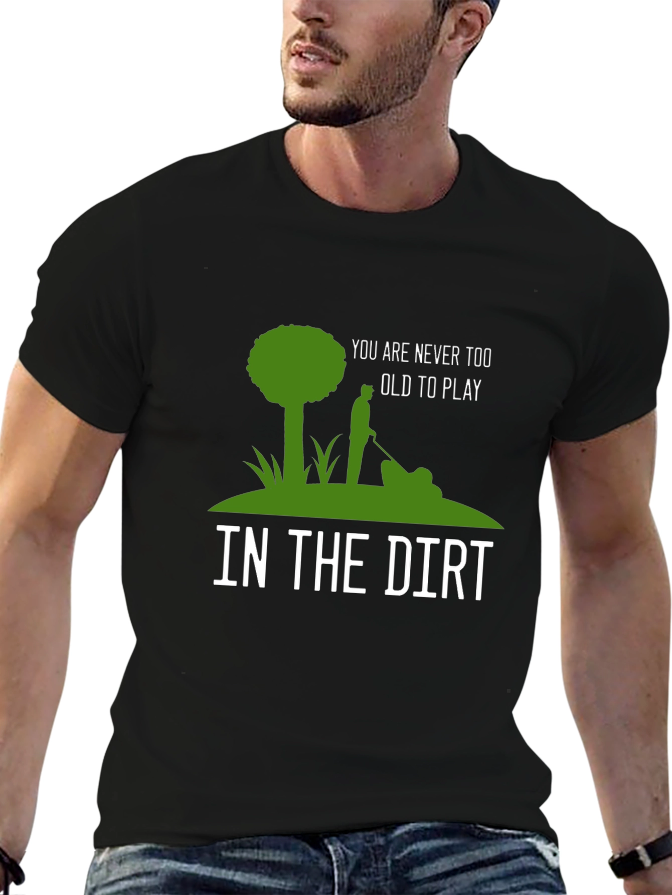 Camiseta Hombre: Jardinería Divertida