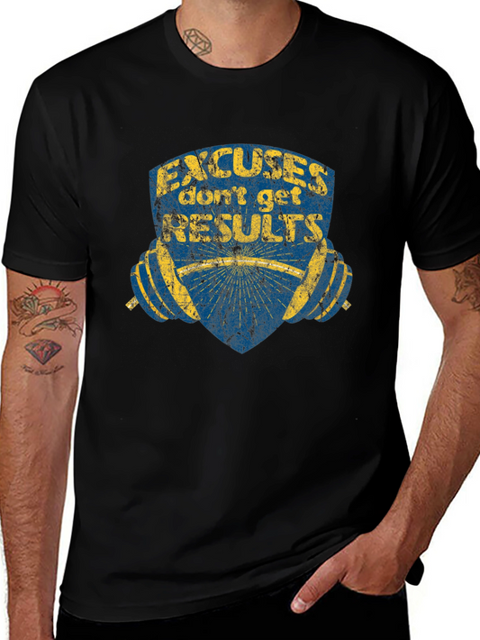 Camiseta Negra de Entrenamieno - Sin Excusas