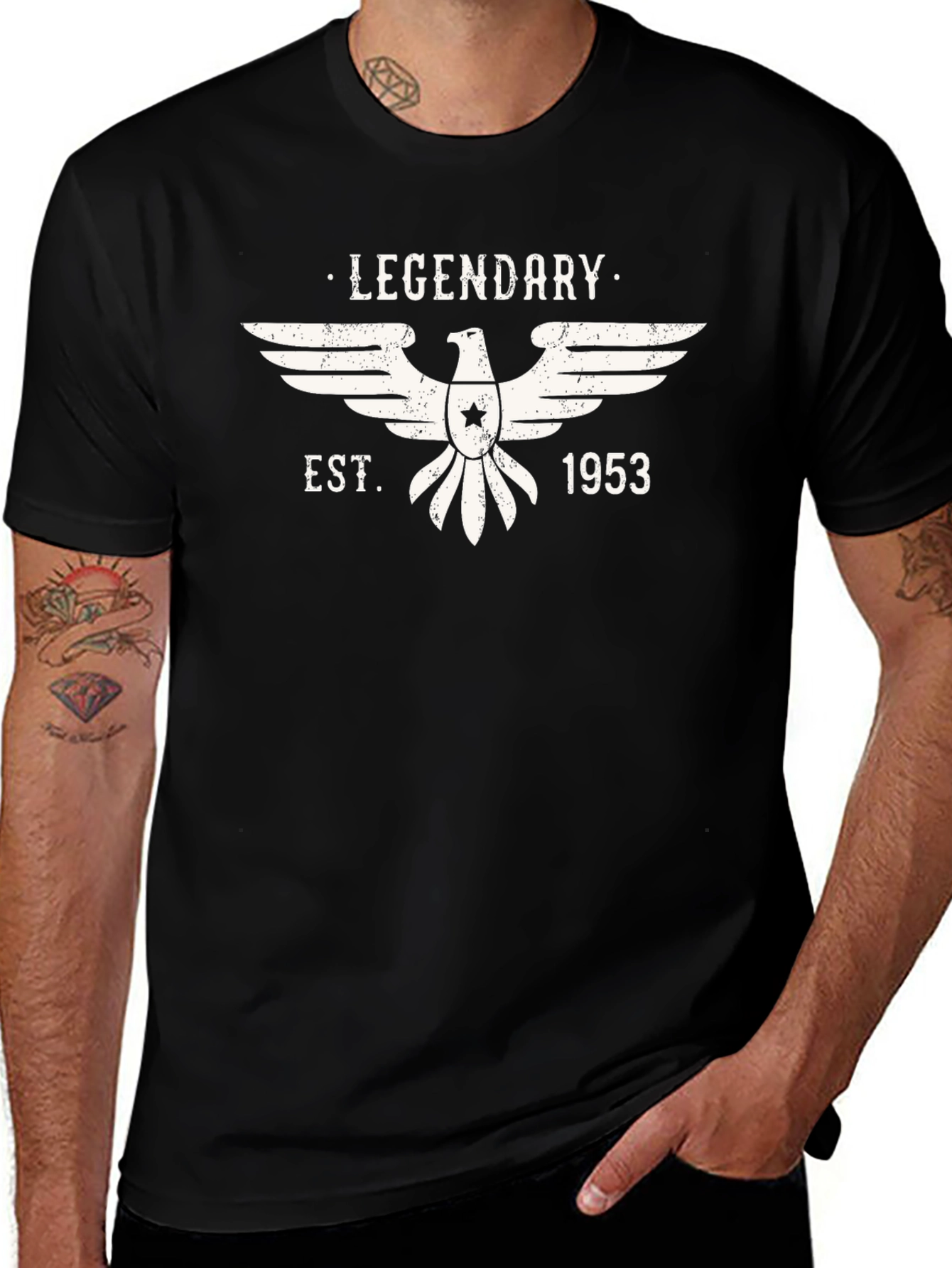 Camiseta Negra Legendaria Est. 1953