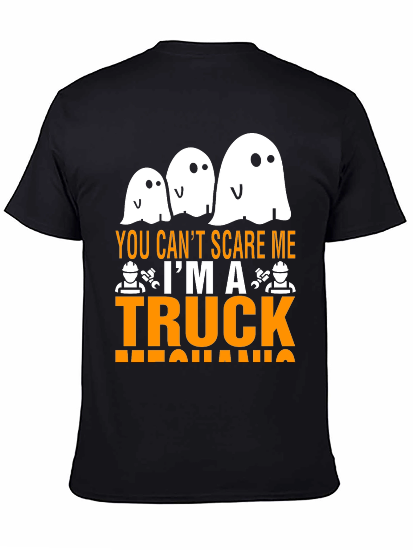 Camiseta Mecánico Camión Halloween - ¡No me asustas!