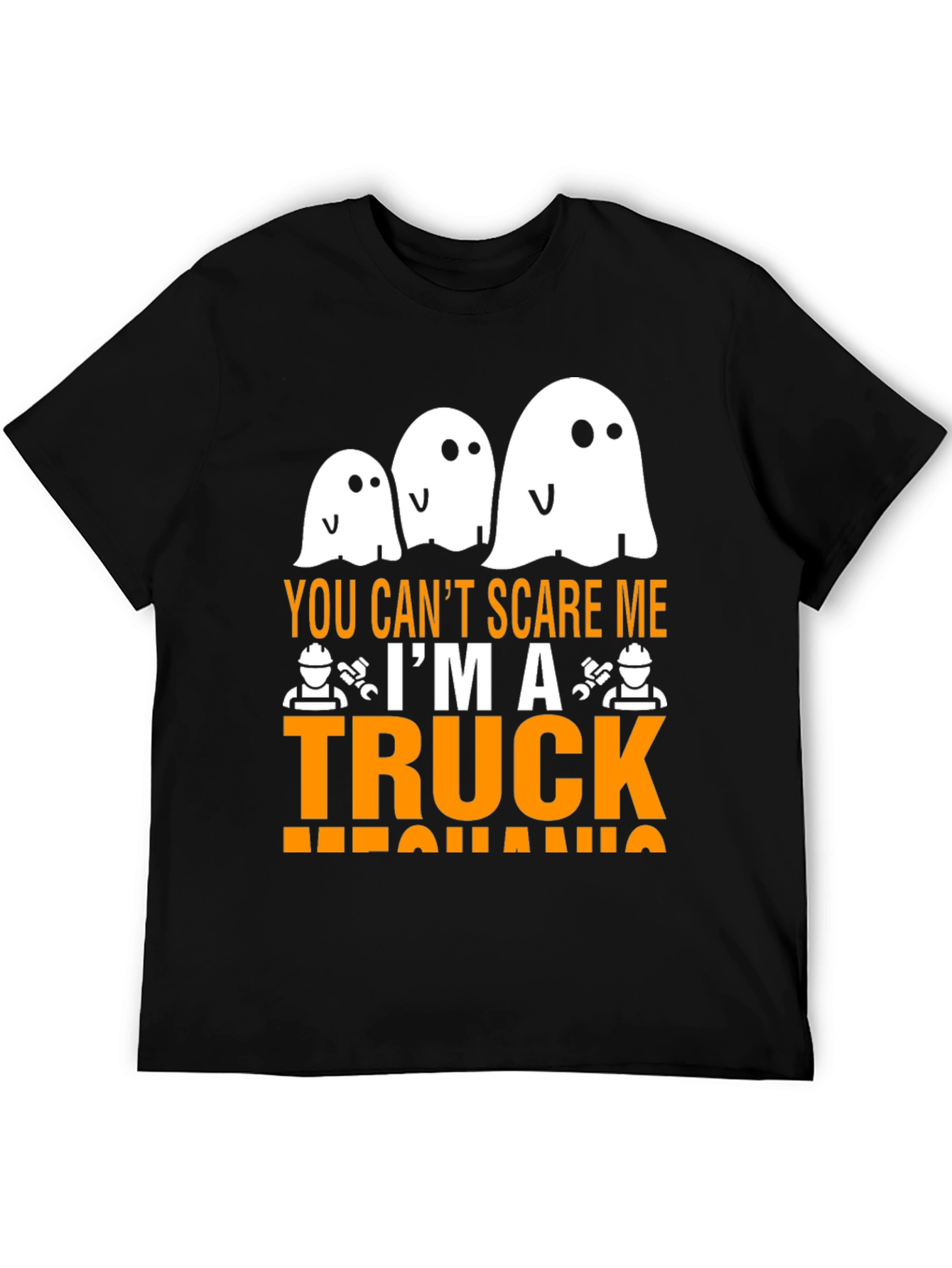 Camiseta Mecánico Camión Halloween - ¡No me asustas!