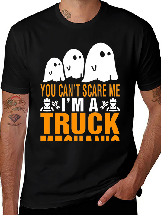 Camiseta Mecánico Camión Halloween - ¡No me asustas!