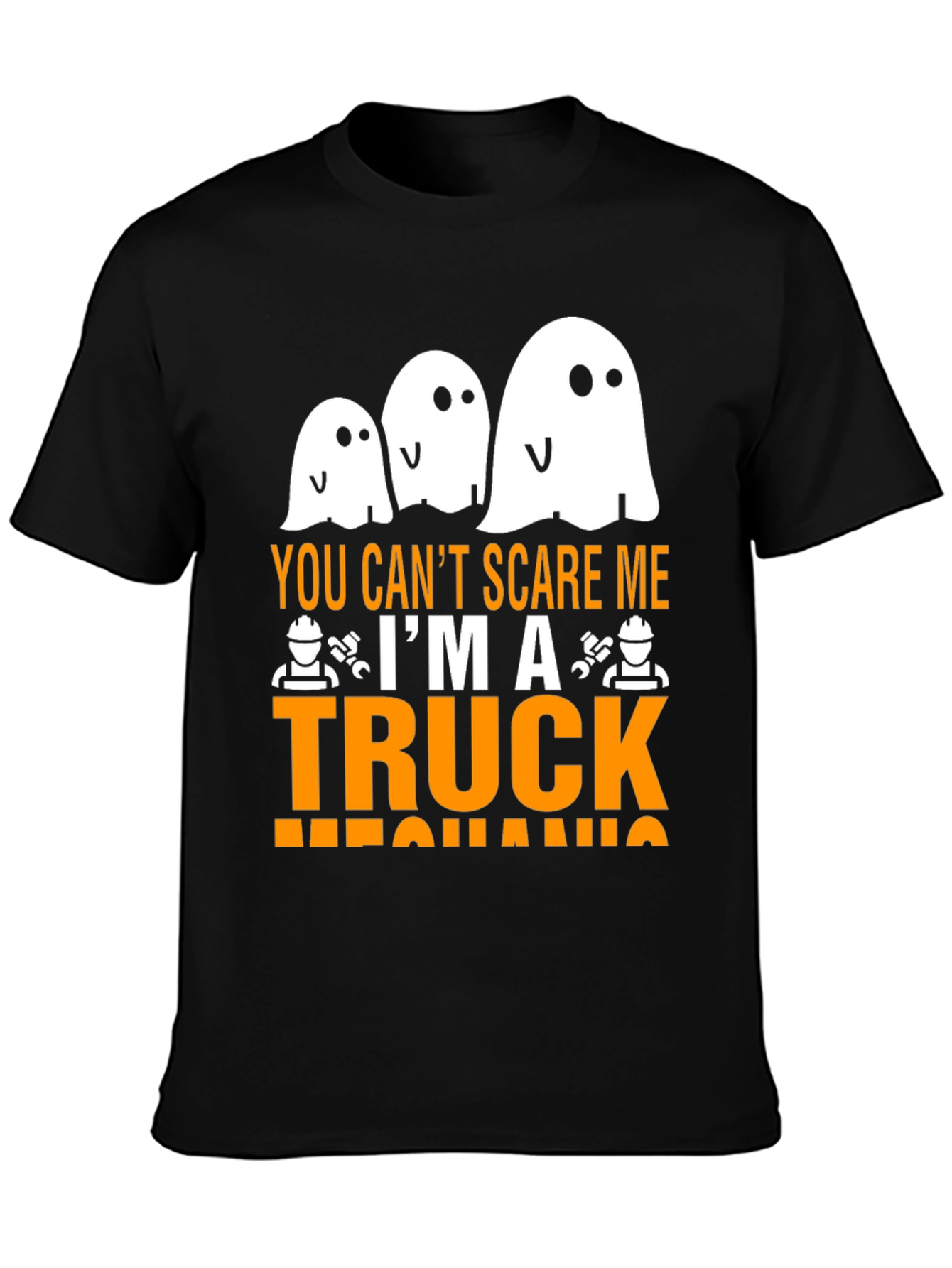 Camiseta Mecánico Camión Halloween - ¡No me asustas!