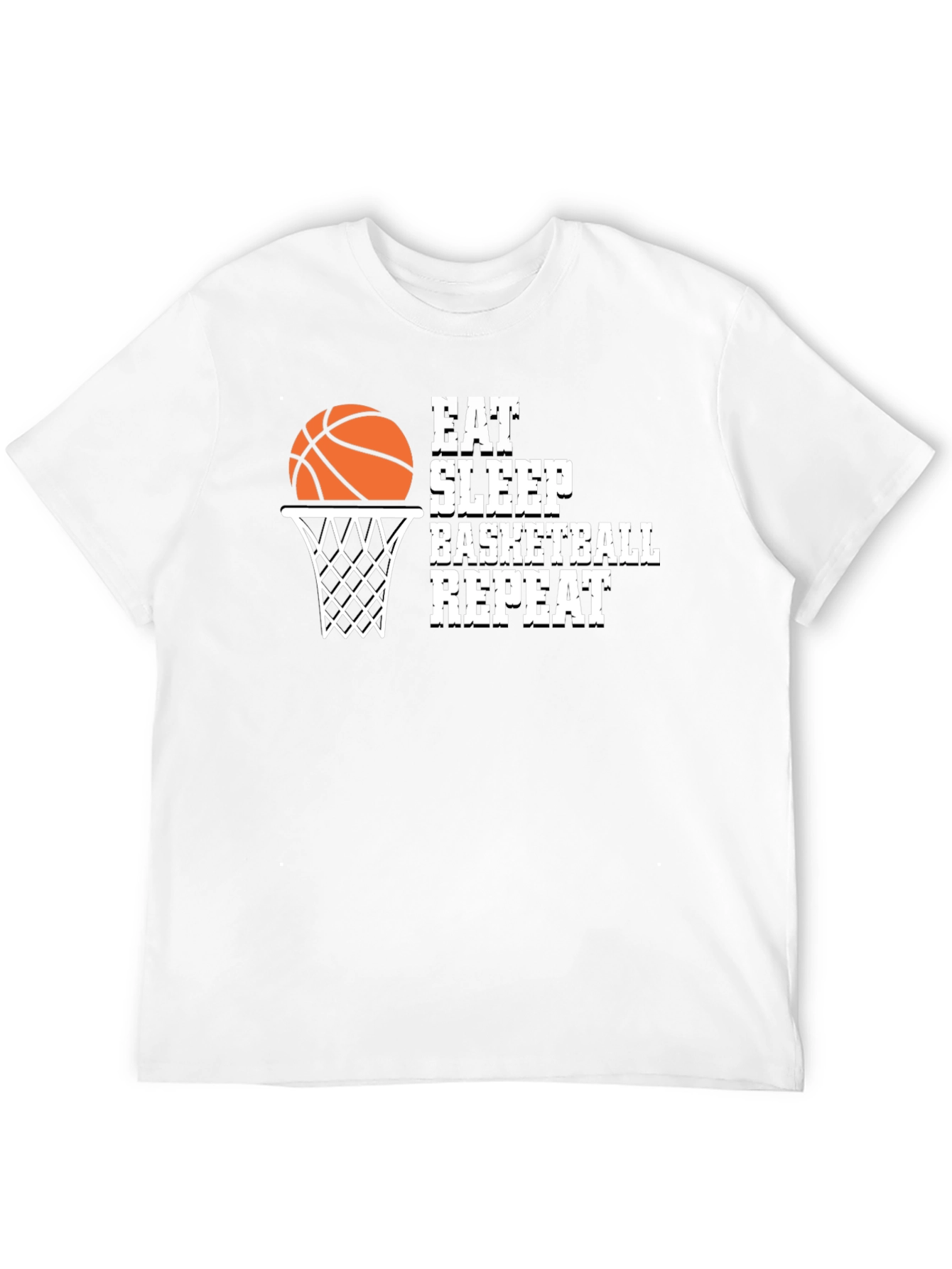 Camiseta Hombre Baloncesto - Come Duerme Baloncesto Repite