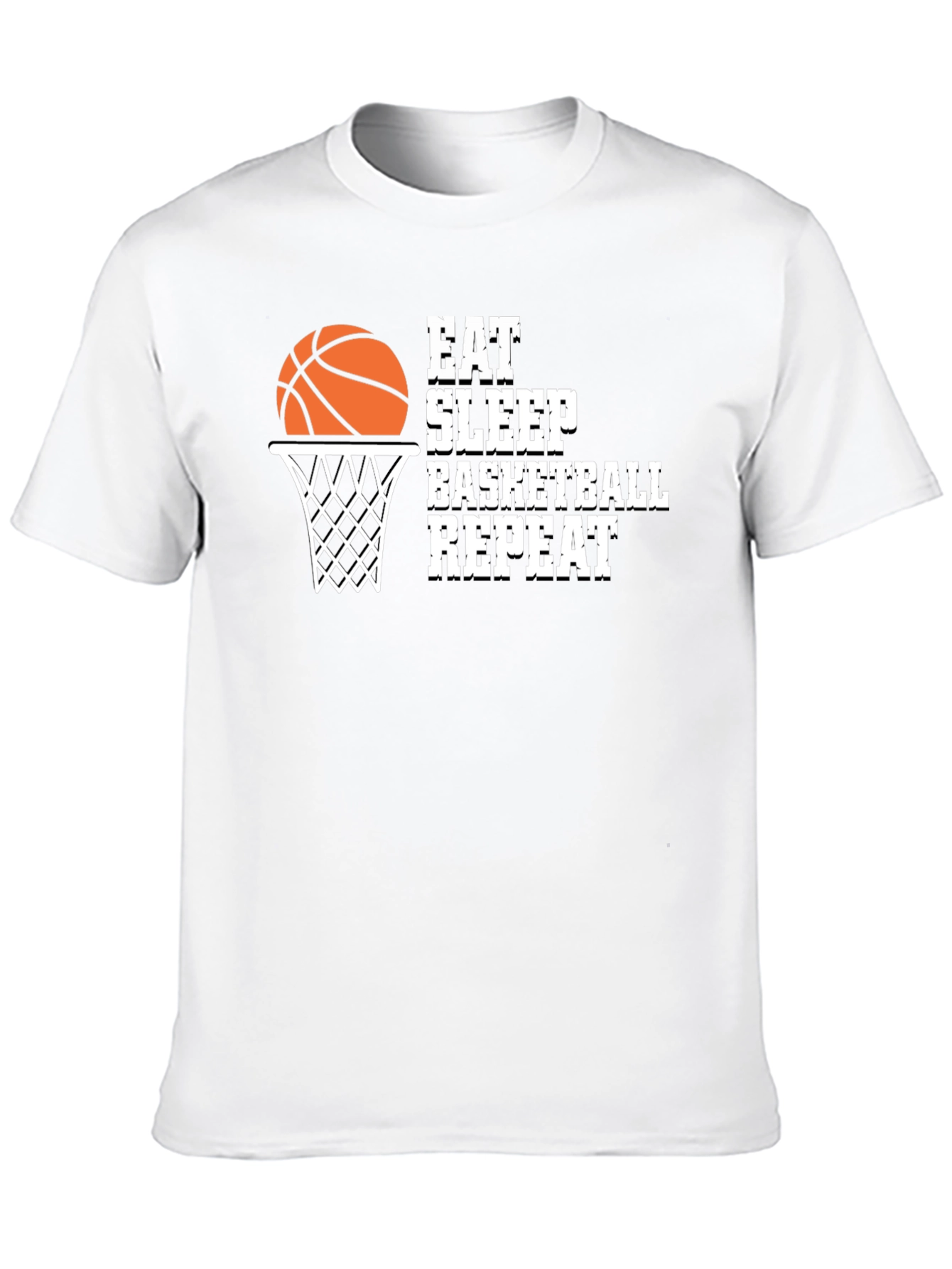 Camiseta Hombre Baloncesto - Come Duerme Baloncesto Repite